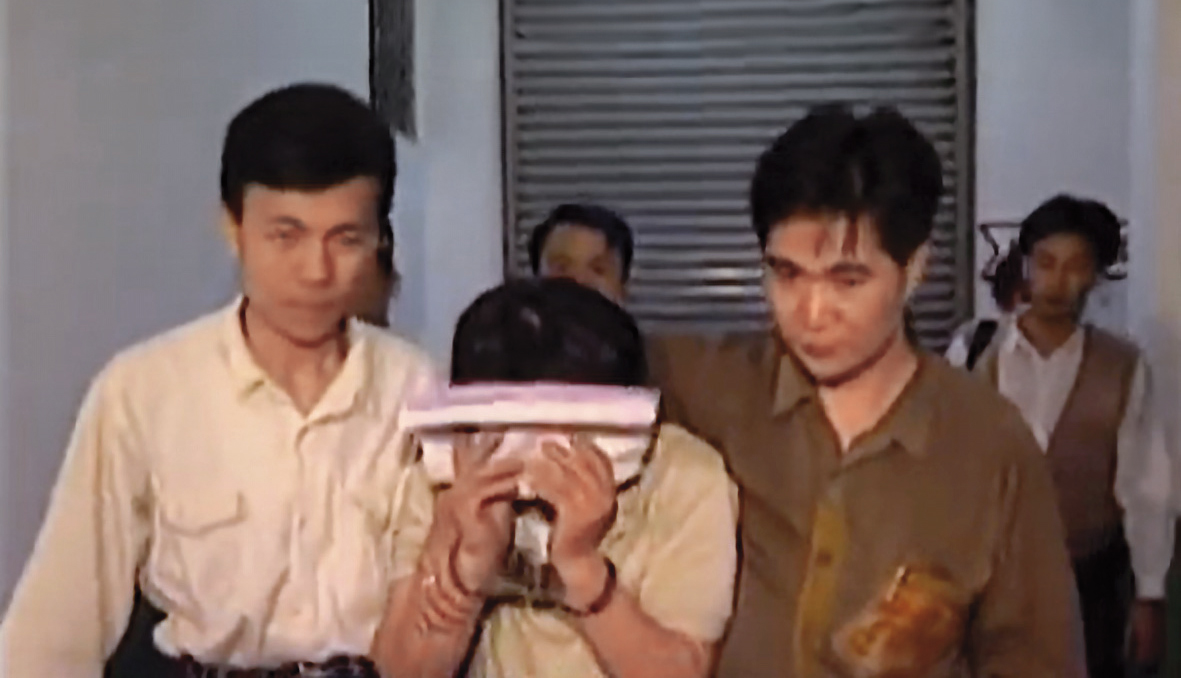 邱俊雄被捕後不斷說謊，企圖混淆警方辦案。（翻攝東森新聞）