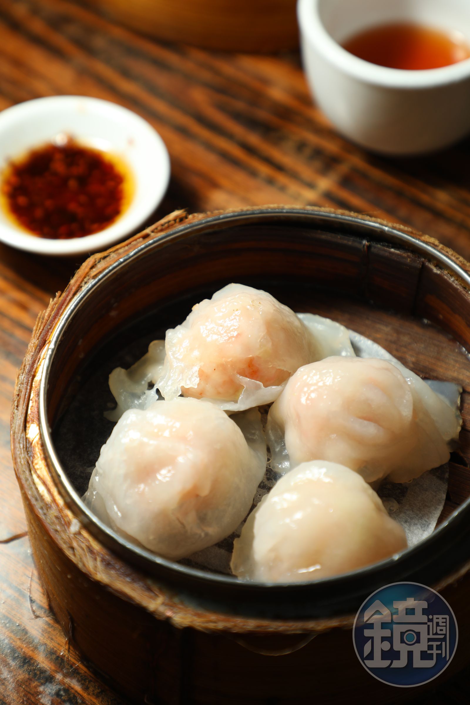 「新興蝦餃皇」的蝦子鮮甜,沒有藥水味,非常好吃。(港幣29元/份)