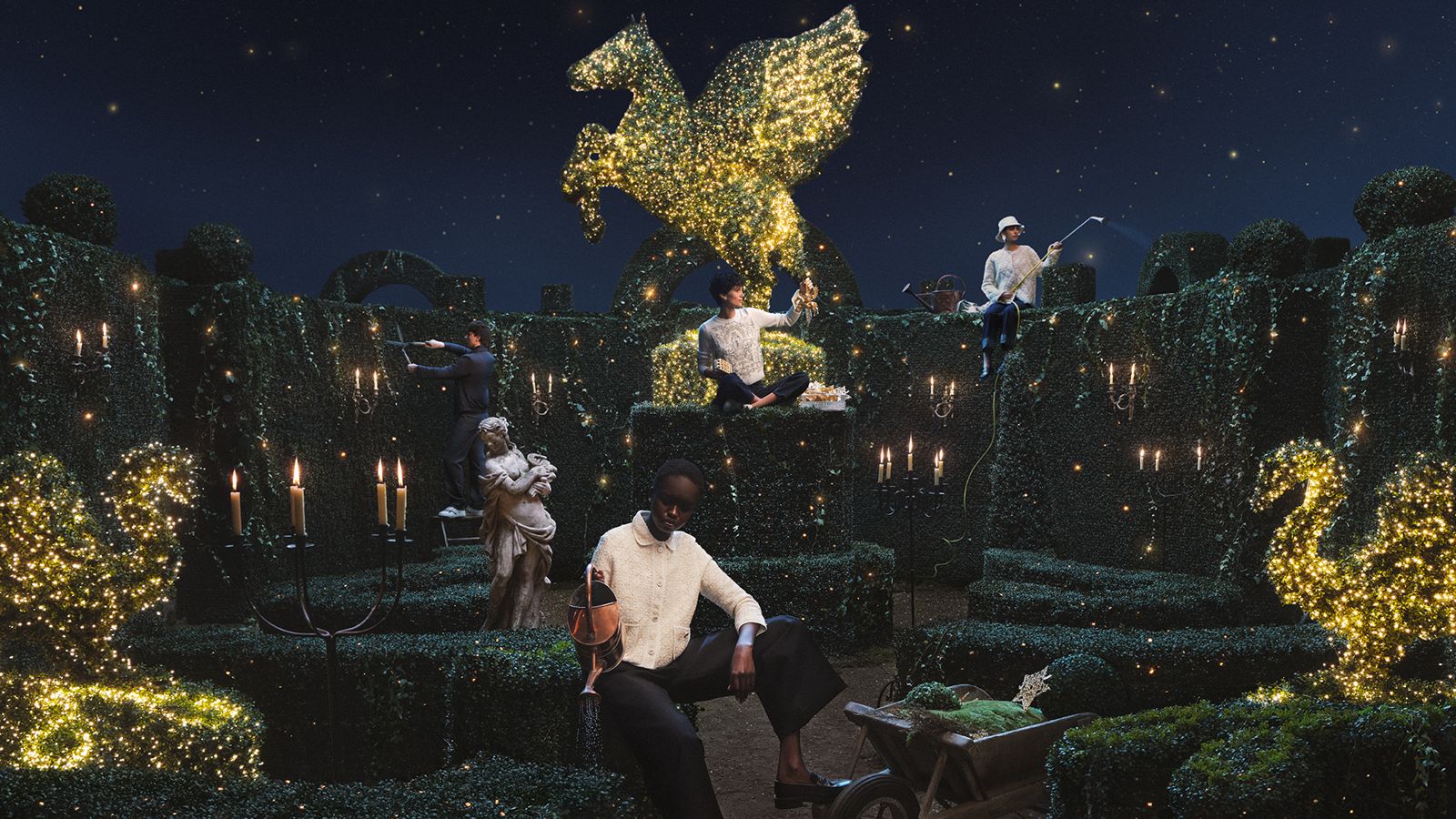 DIOR施展魔法迎接年終 揮灑金色沾染經典設計