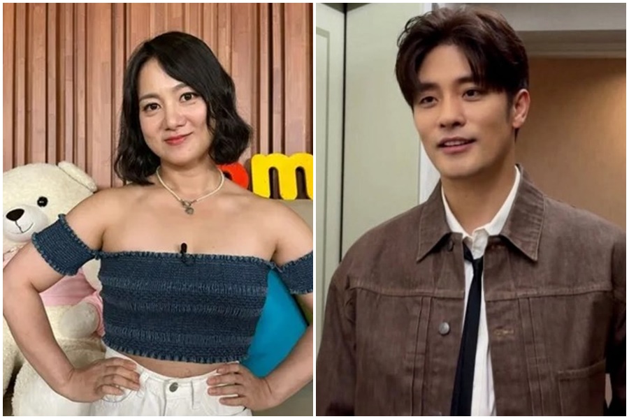 40歲南韓知名女星朴娜勑被爆逼迫經紀人看車震活春宮，曾傳過緋聞的成勛成話題。
（翻攝自IG@wooju1025、sunghoon1983）