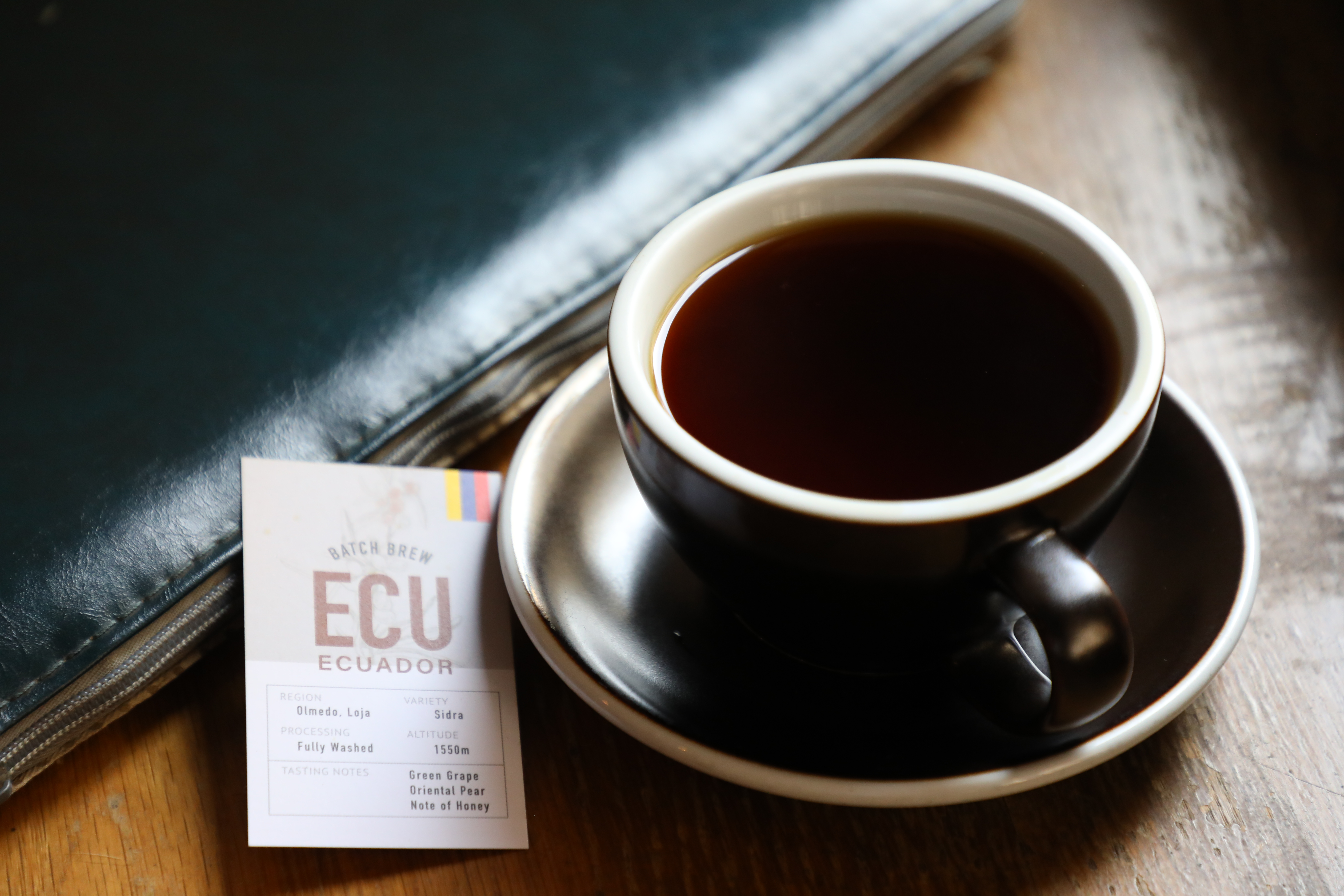 澳洲式的「Batch Brew Ecuador Sidra Fully Washed」是最新上架的商品，雖然風味清淡，但餘韻十足，展現咖啡師的功力。（港幣40元／杯）