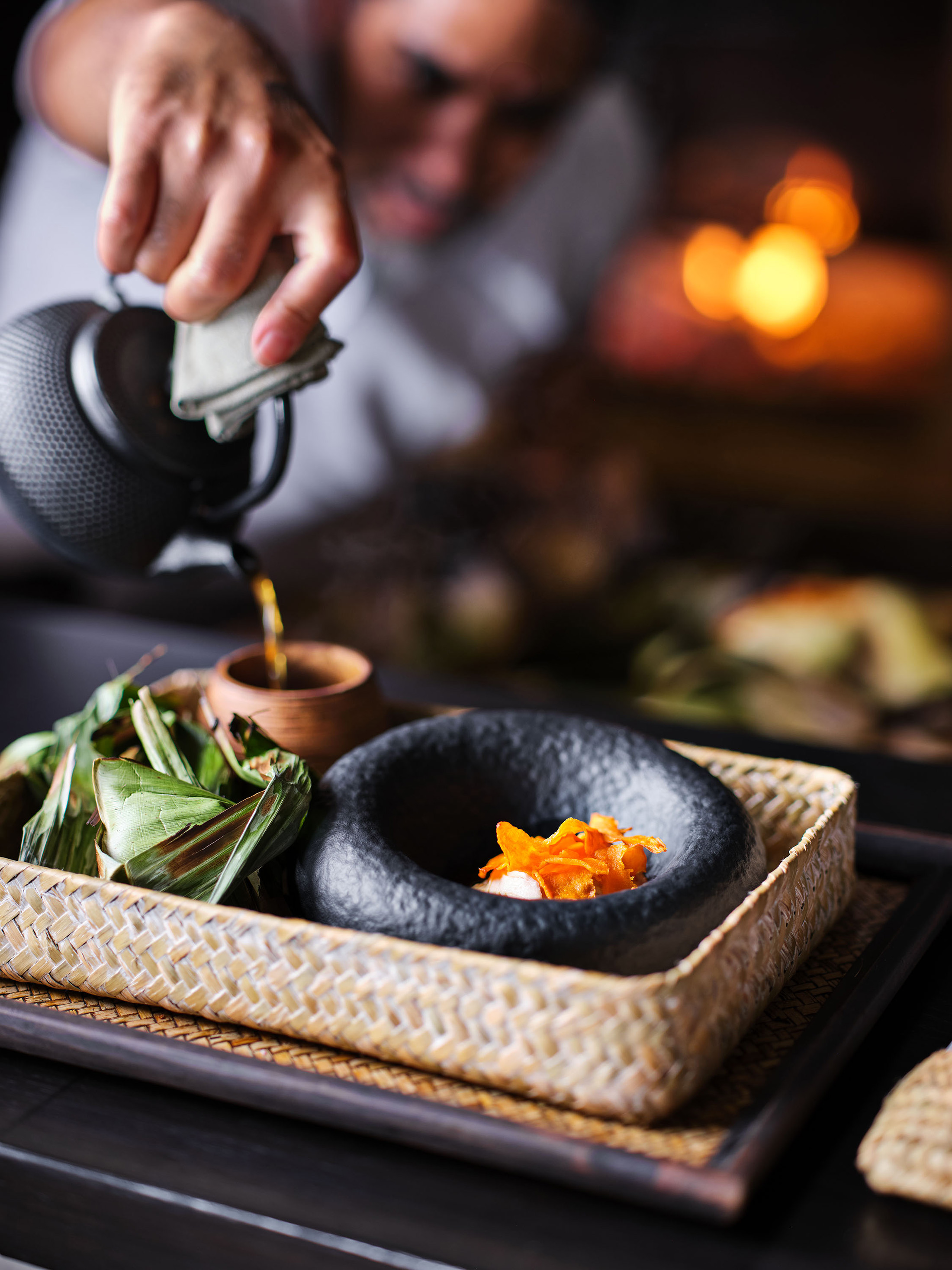 位於奧克蘭的薩摩亞風味餐廳Tala,以太平洋文化為靈感提供深刻動人且沉浸式的用餐體驗。(紐西蘭觀光局提供)