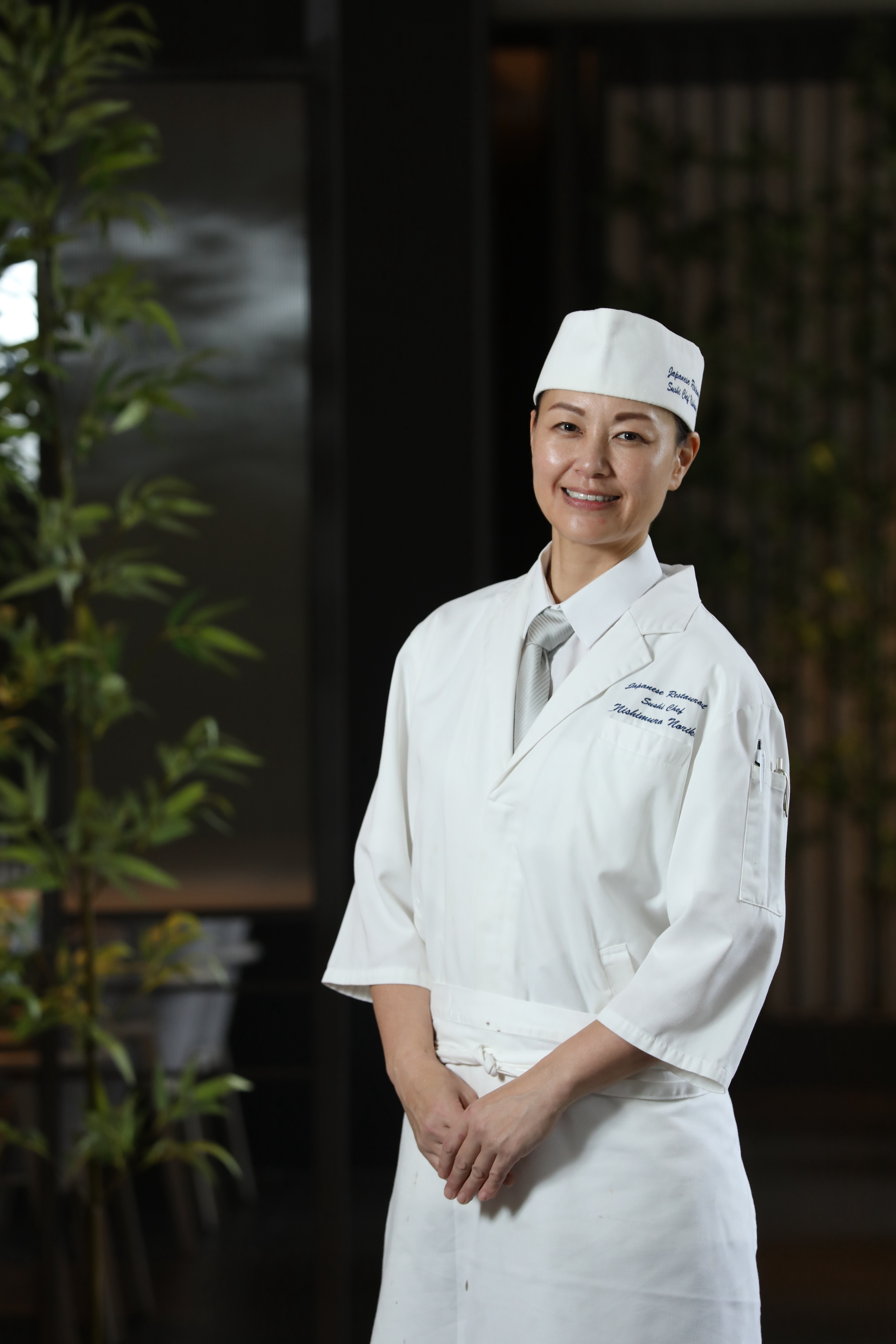 「飛翔」鮨的料理長西村德子（Noriko Nishimura）。
