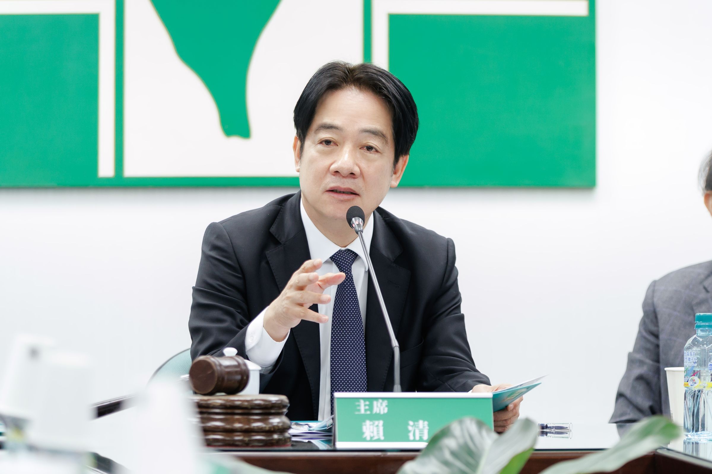 民進黨主席、總統賴清德主持綠營中常會。（民進黨提供）