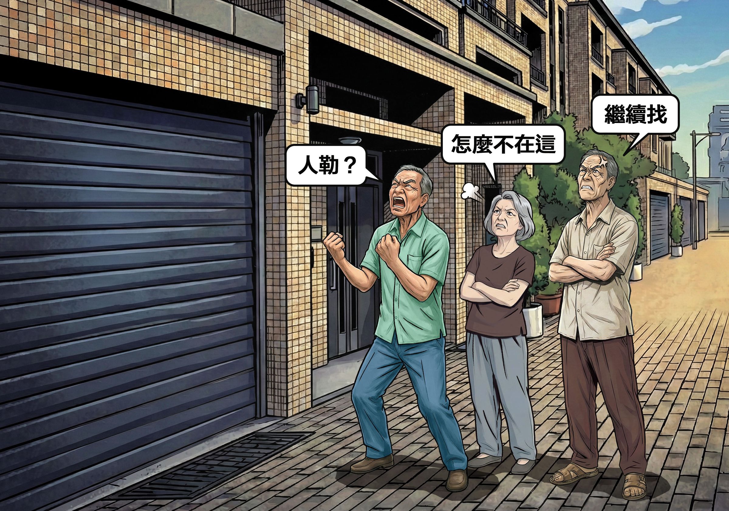 侯娟妃醫師的父母去年赴她的豪宅堵人，遭控侵入住宅。（AI繪圖FREEPIK生成，本刊美術組後製）
