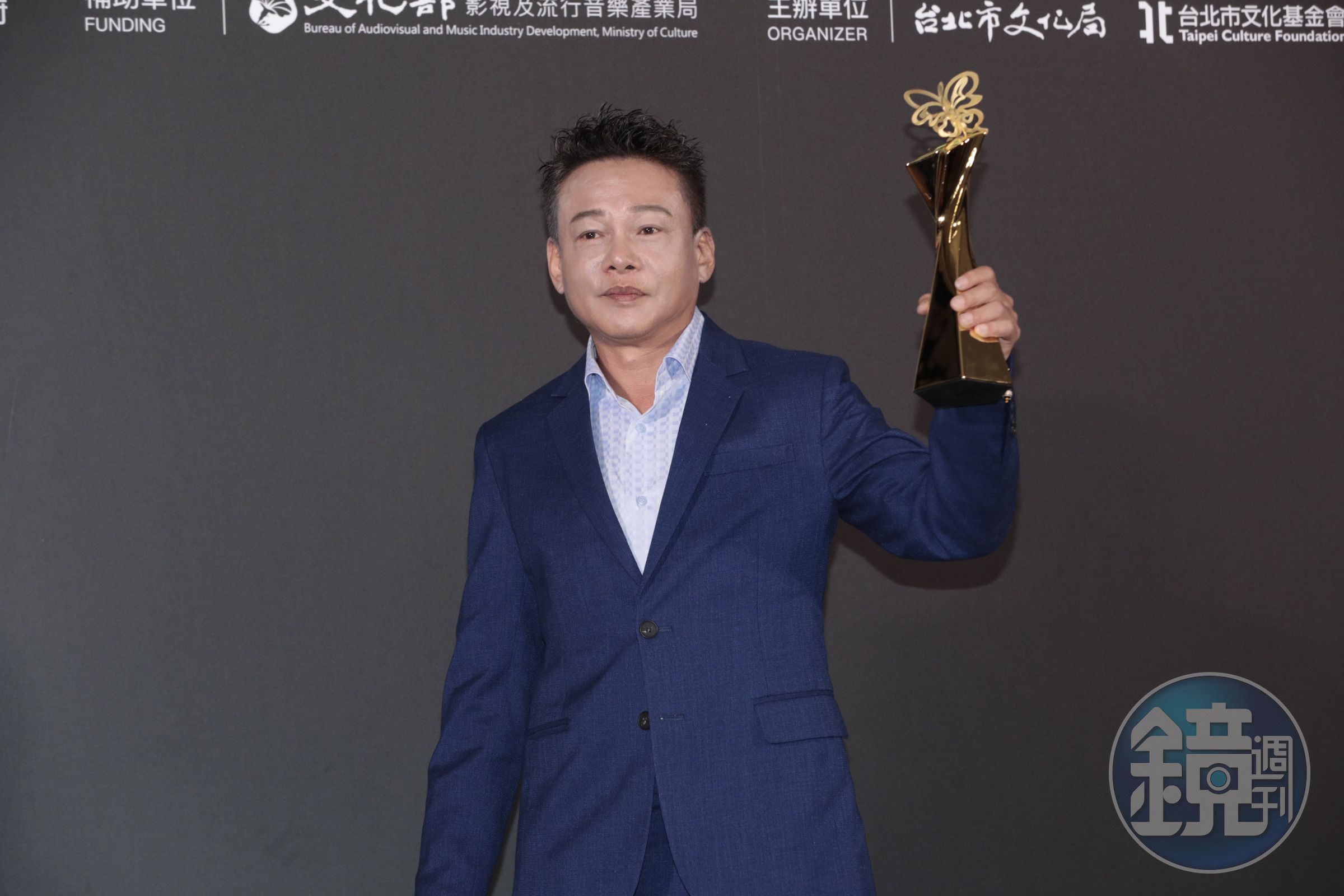 李康生說入圍很開心但不意外，「今天得獎很開心，也不意外。」但是不要找他吃海膽。