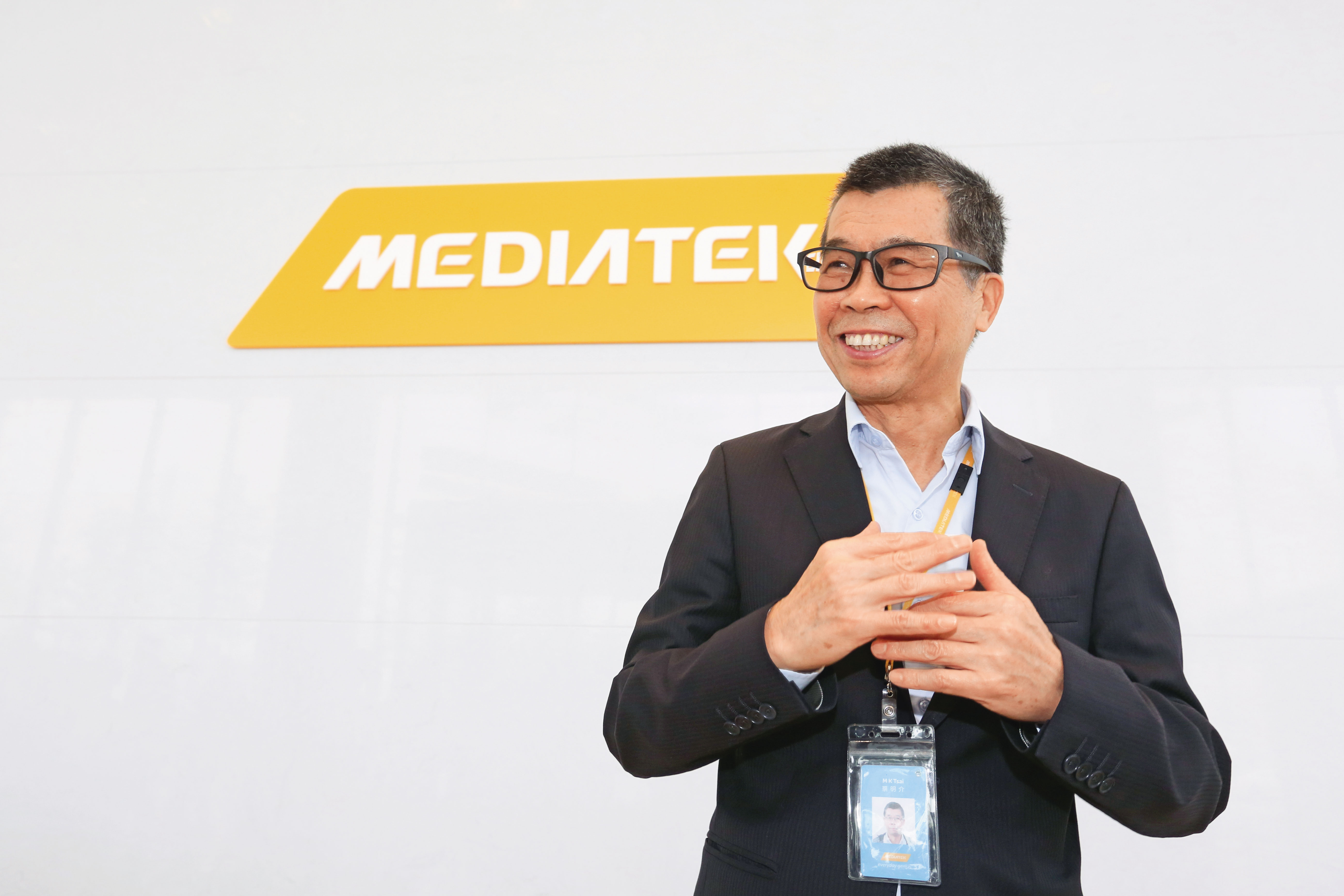 在蔡明介帶領下，聯發科的手機晶片占有率後來居上。