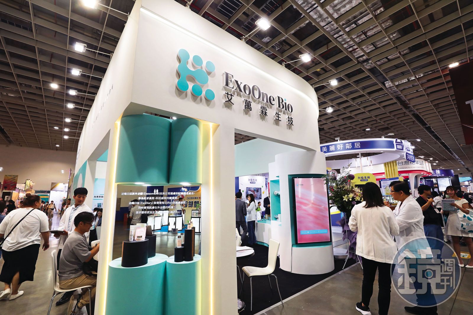 外泌體新藥廠商艾萬霖為因應臨床資金需求，推出自家的外泌體美容保養品搶市。