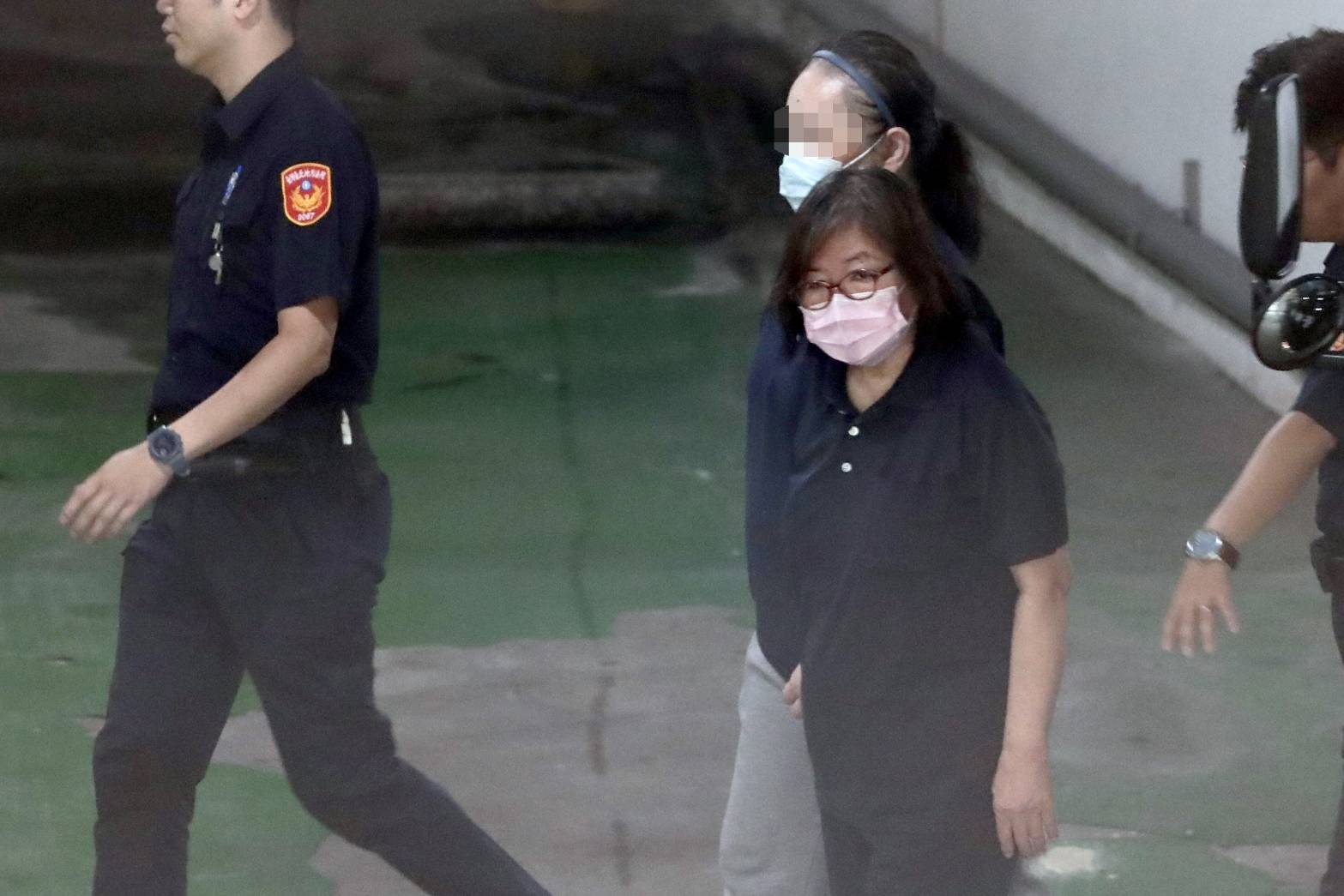 台北地院今首度提訊黃呂錦茹開庭，她當庭認罪。（鏡報林煒凱攝）