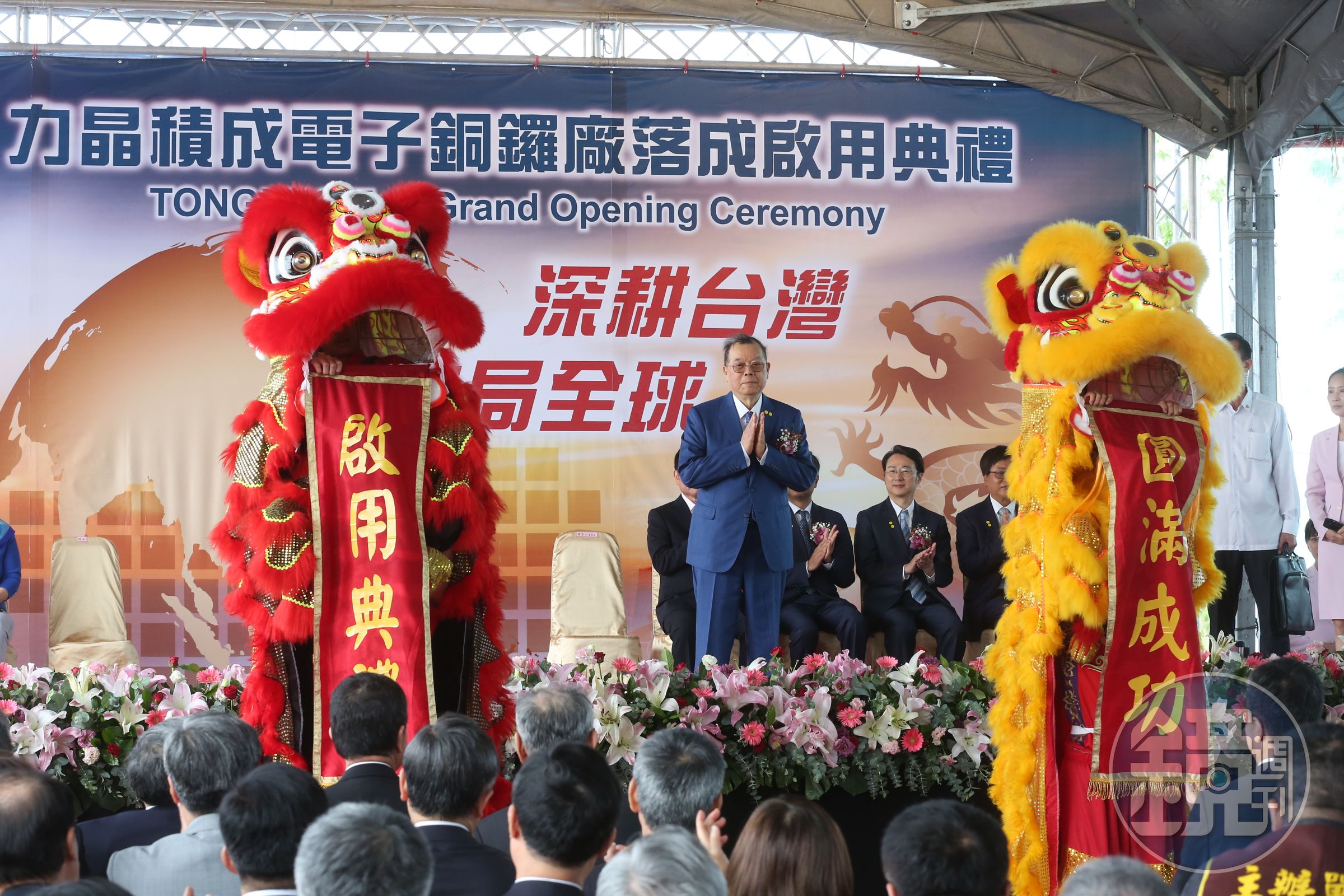 力積電銅鑼新廠投資總額超過3千億，未來將鎖定AI相關應用，滿足非紅色供應鏈客戶需求。圖為力積電董事長黃崇仁