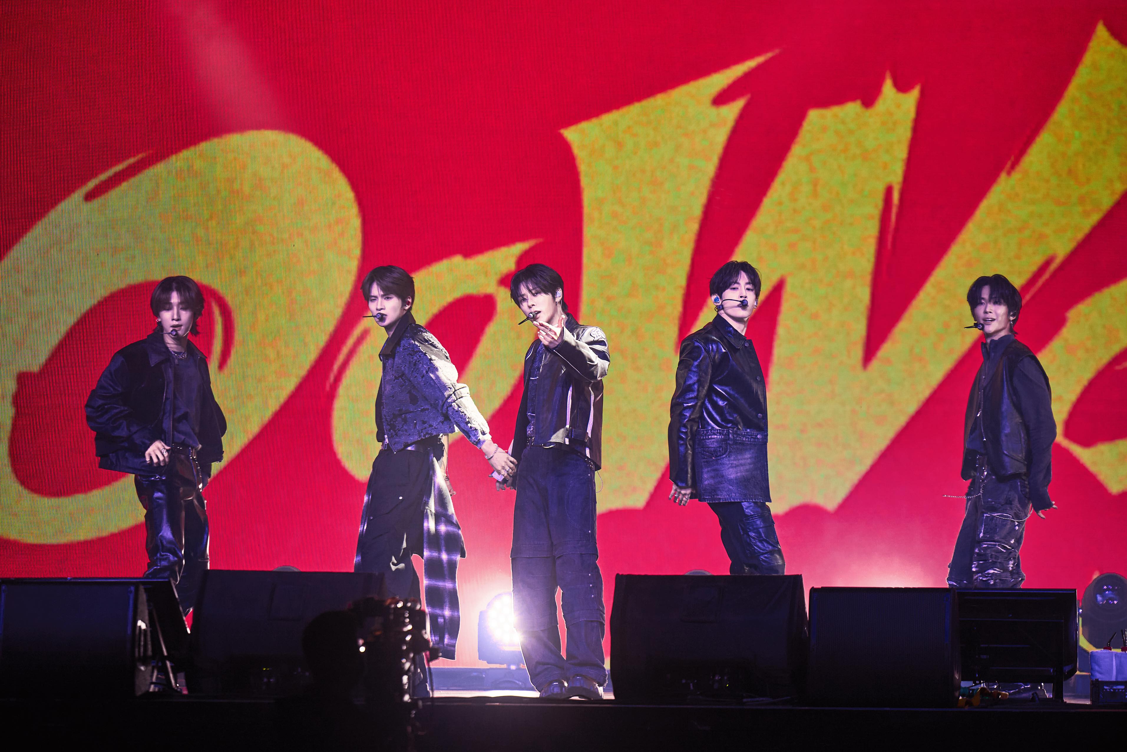 新生代韓團NOWADAYS 昨（9日）首次在台舉辦迷你演唱會。（FANME提供）