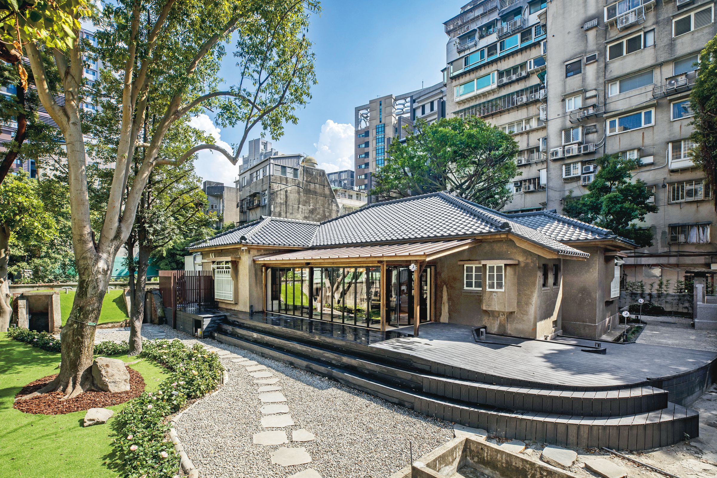 劉青和故居修復後呈現原本和洋折衷的建築樣貌。