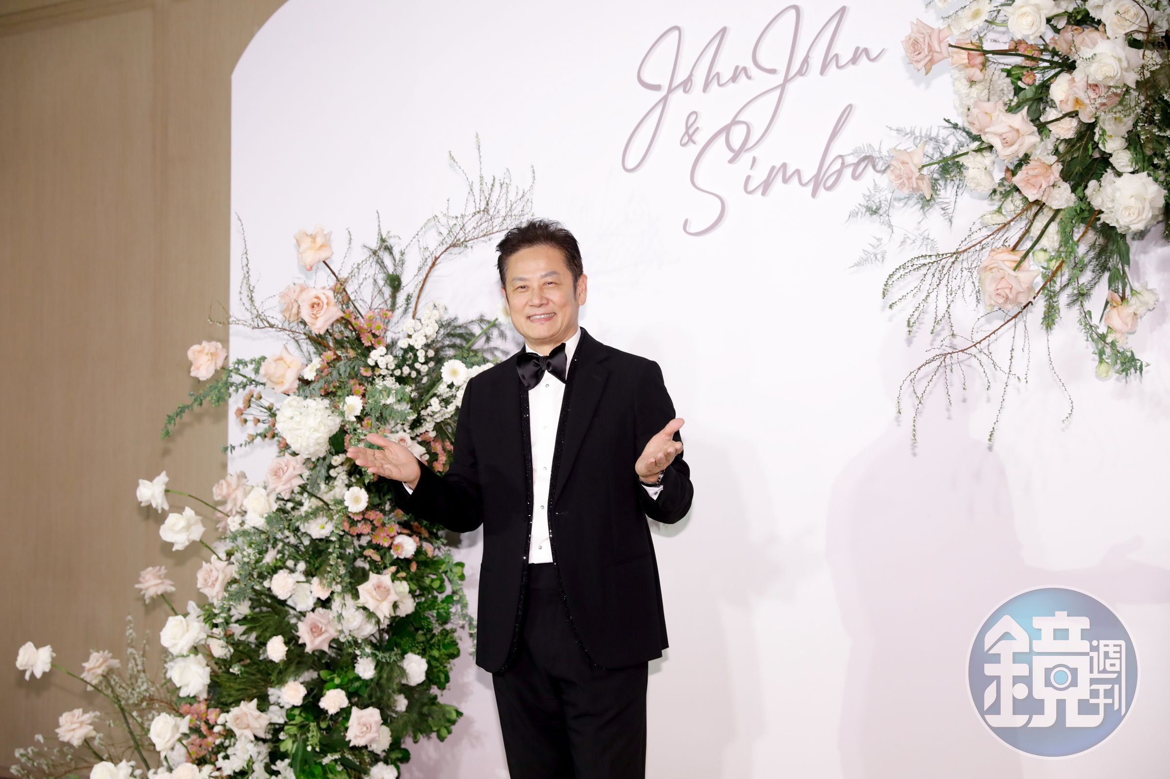 徐乃麟今晚盛裝出席陳志強、曾智希婚禮。