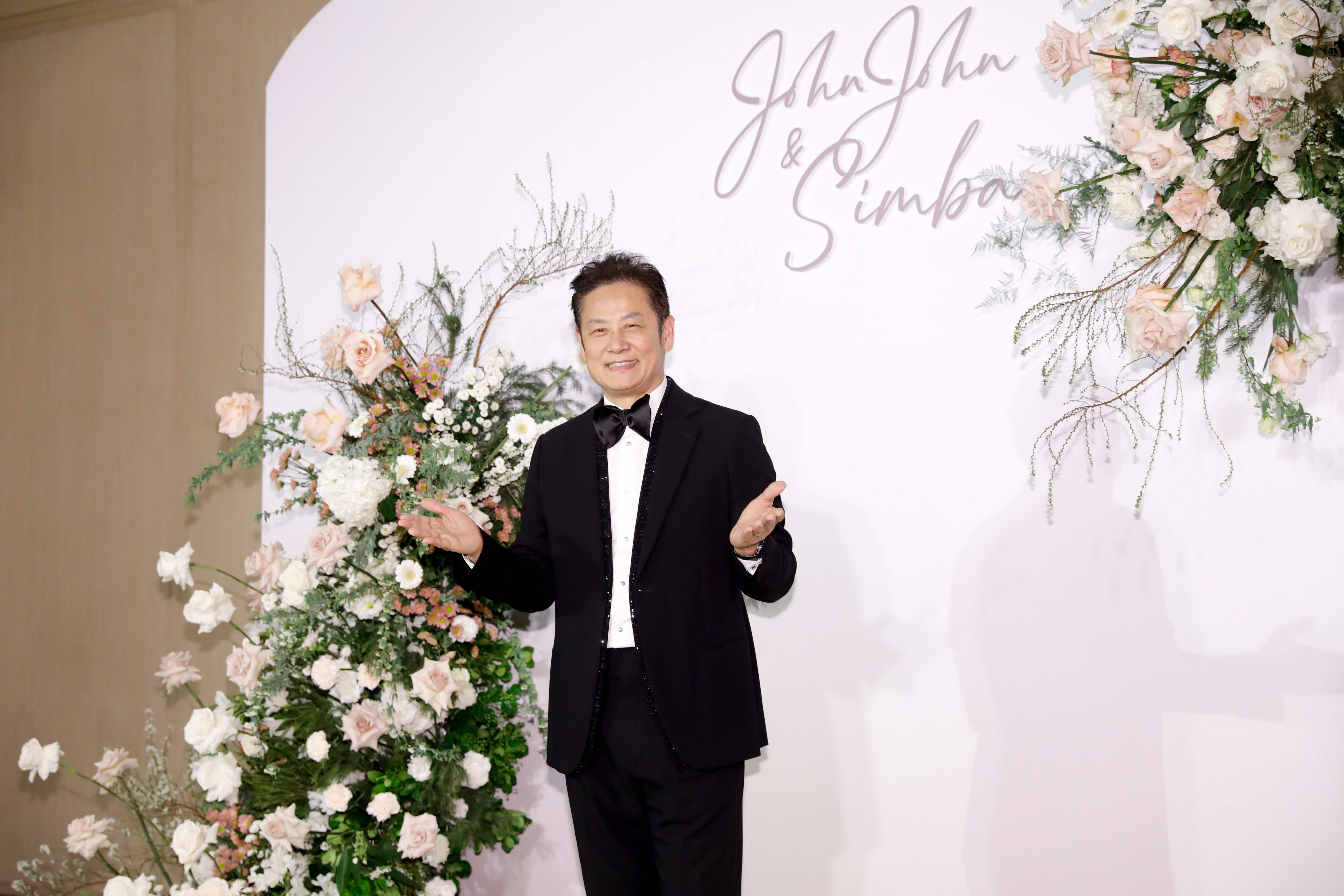 徐乃麟今晚盛裝出席陳志強、曾智希婚禮。