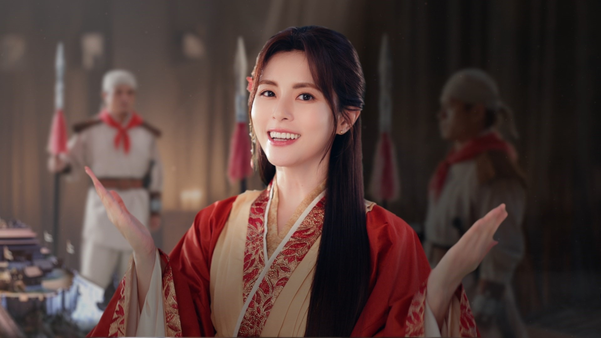 任容萱代言《三國群英傳-鴻鵠霸業》。（三國群英傳-鴻鵠霸業提供）