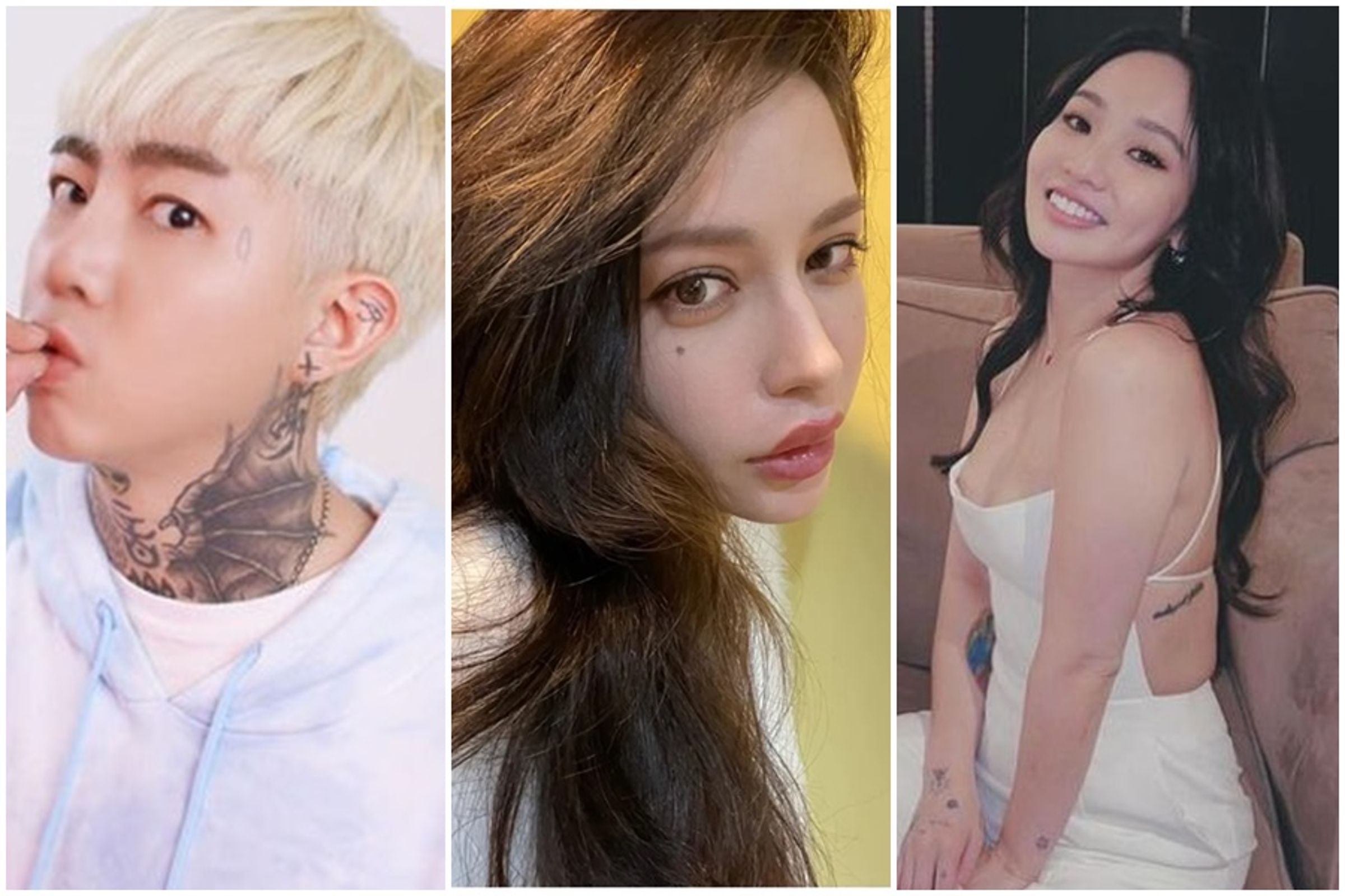 歌手陳芳語衰捲入Keanna與謝和弦感情事件。（翻攝自Keanna、謝和弦、陳芳語IG）