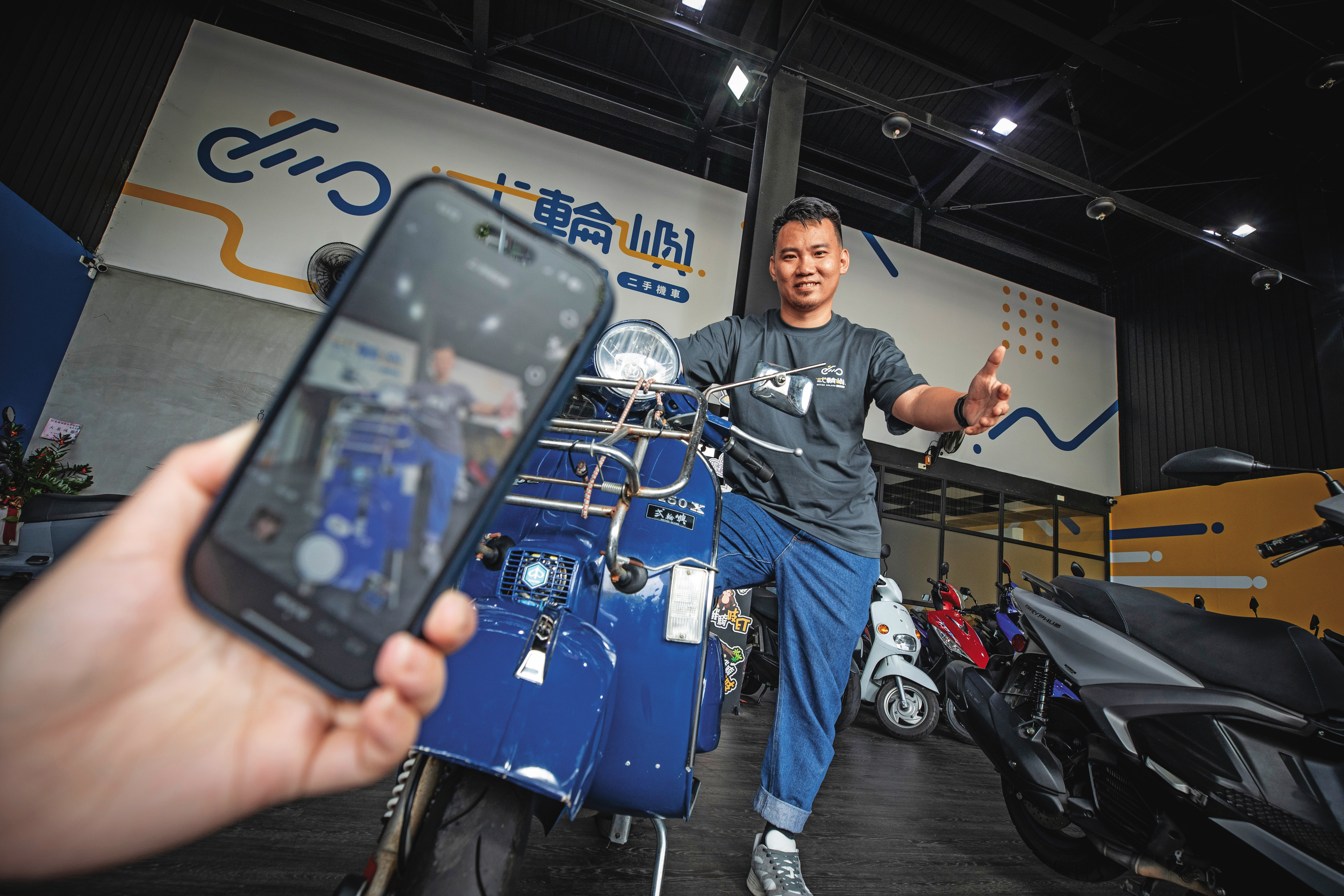 林弘毅非黑手出身，10年前就擅長SEO（搜尋引擎最佳化）、以網路賣二手車，現更拍短影音經營抖音，將二手機車賣到市占第一。