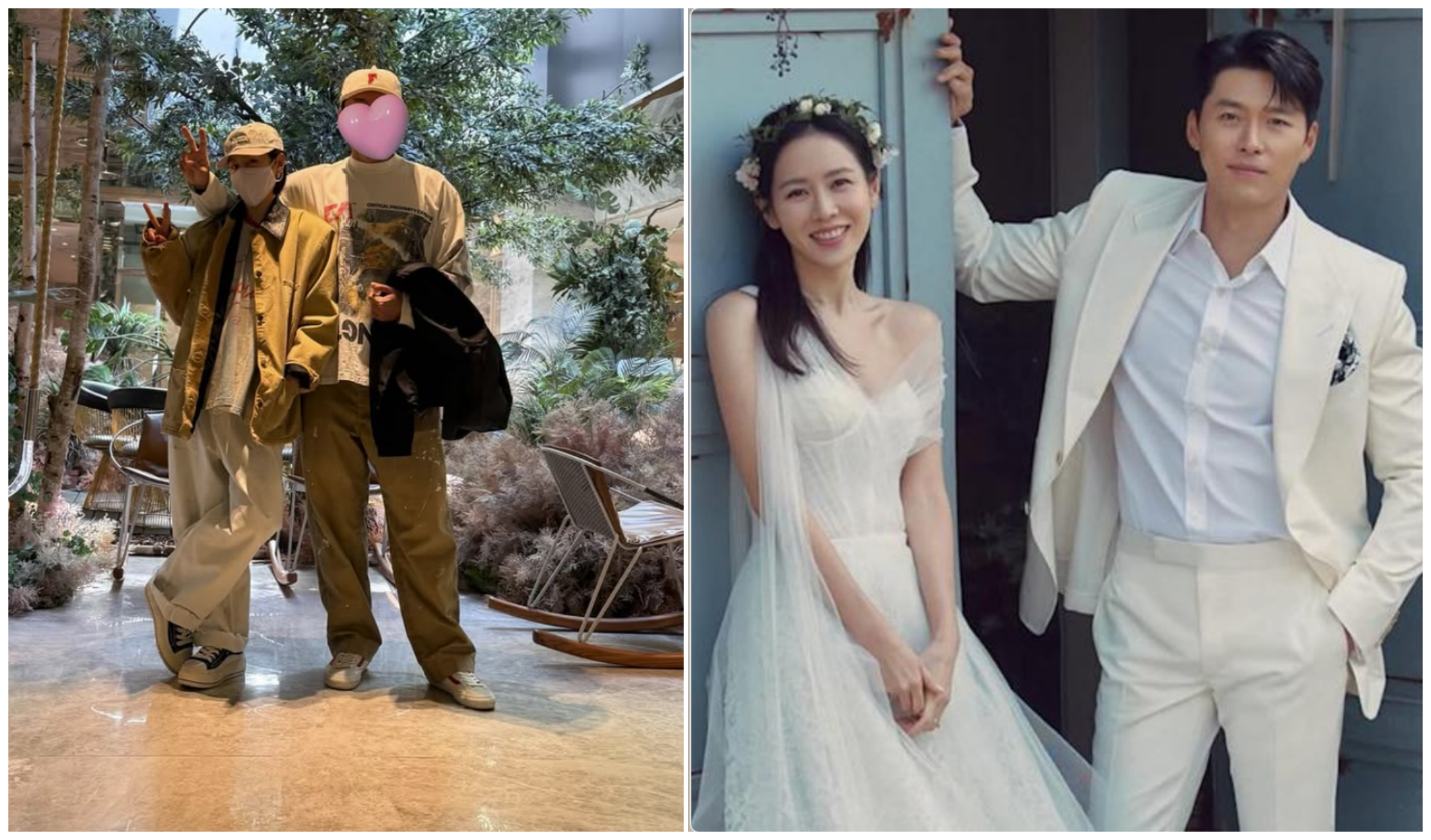 孫藝真特地為玄彬的臉貼上貼圖，讓網友有點傻眼。（翻攝自IG）
