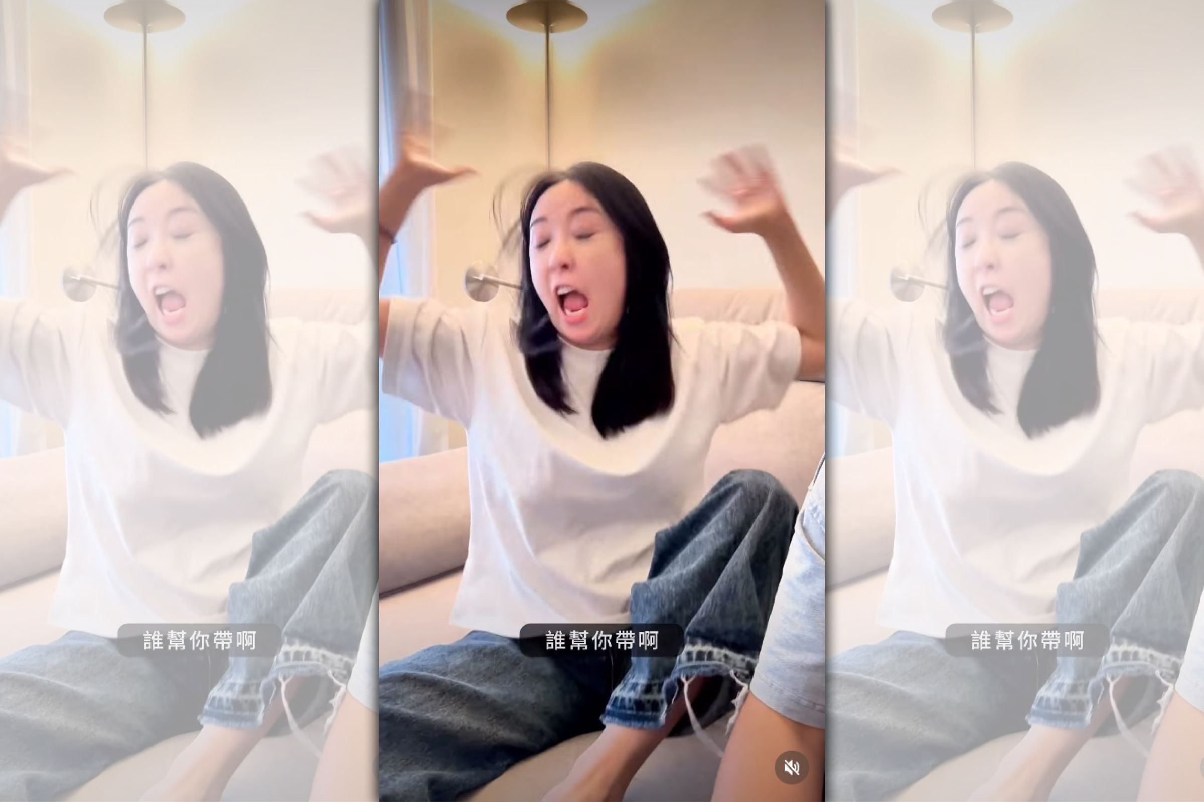 蔡頤榛（五熊）拍片參加直式短劇創作挑戰賽，老公張皓羽擔任導演、製片，不過並未入圍決賽；隨後她涉嫌在日本奈良藥師寺對國寶「佛足石」潑油，在日本被捕，引起日本媒體關注。（翻攝自clapshort IG）