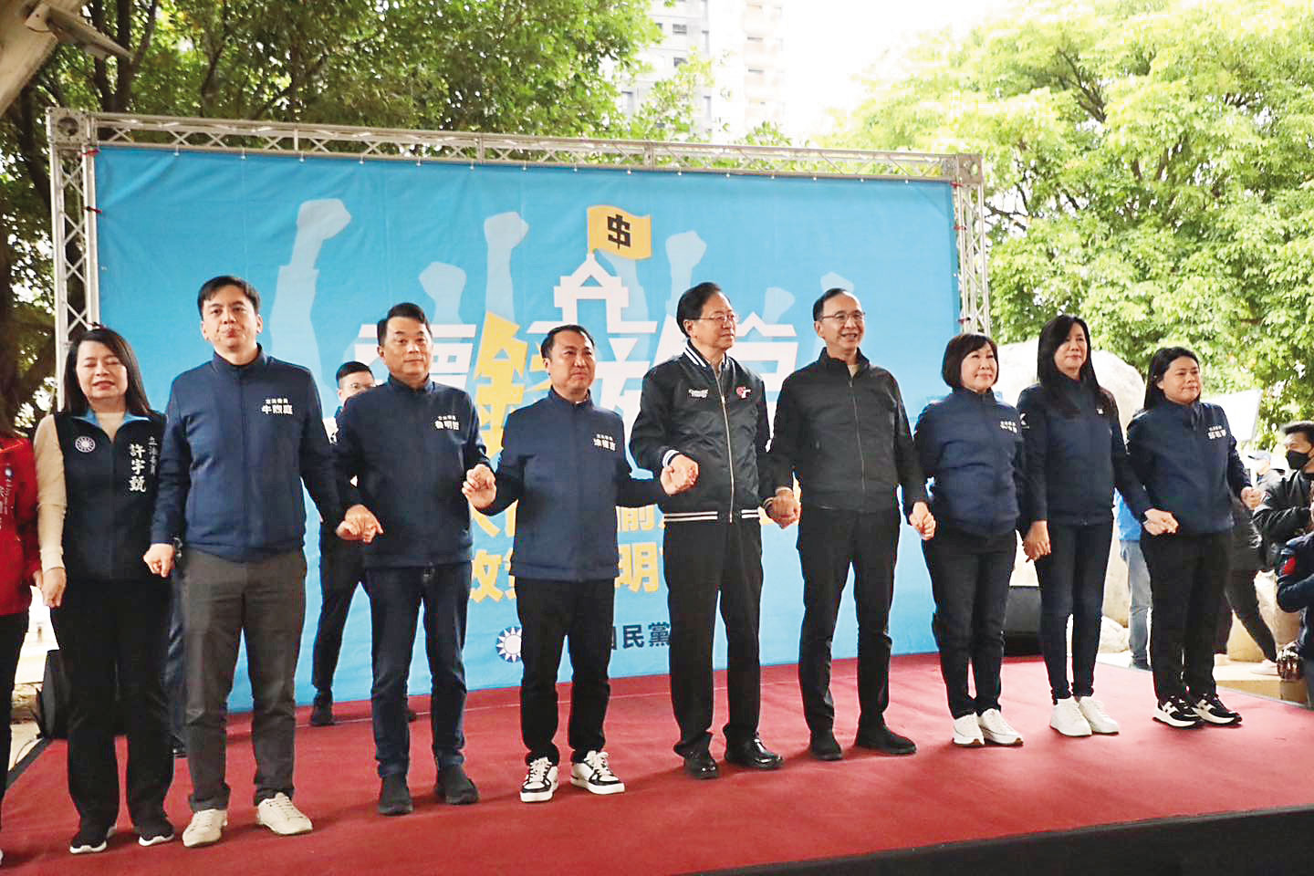 桃園藍軍反惡罷啟動早，由在地6藍委直接率先發起，近期市長張善政跟進拉抬氣勢。（翻攝朱立倫臉書）