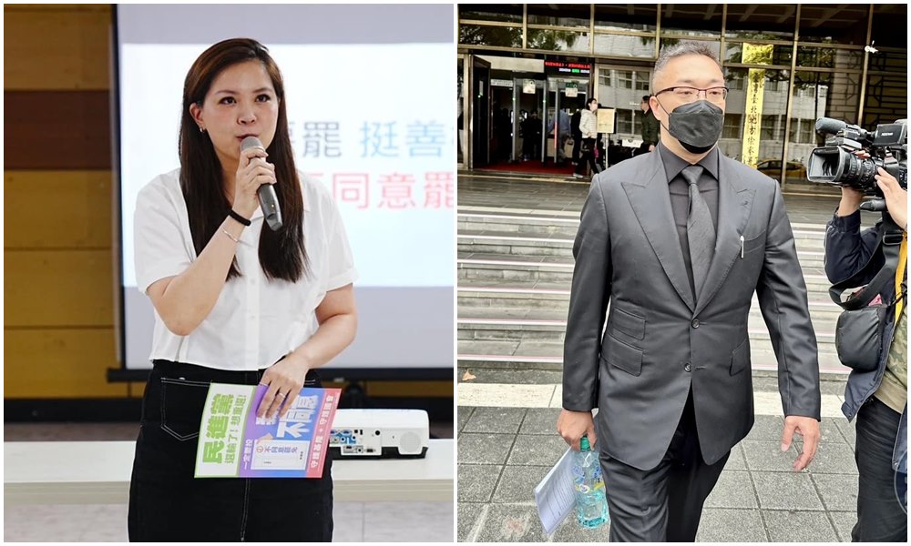 朱學恒（右圖）今日突然在臉書發文道歉，鍾沛君（左圖）表示「居心大家都清楚」。（本刊資料照、翻攝鍾沛君臉書）