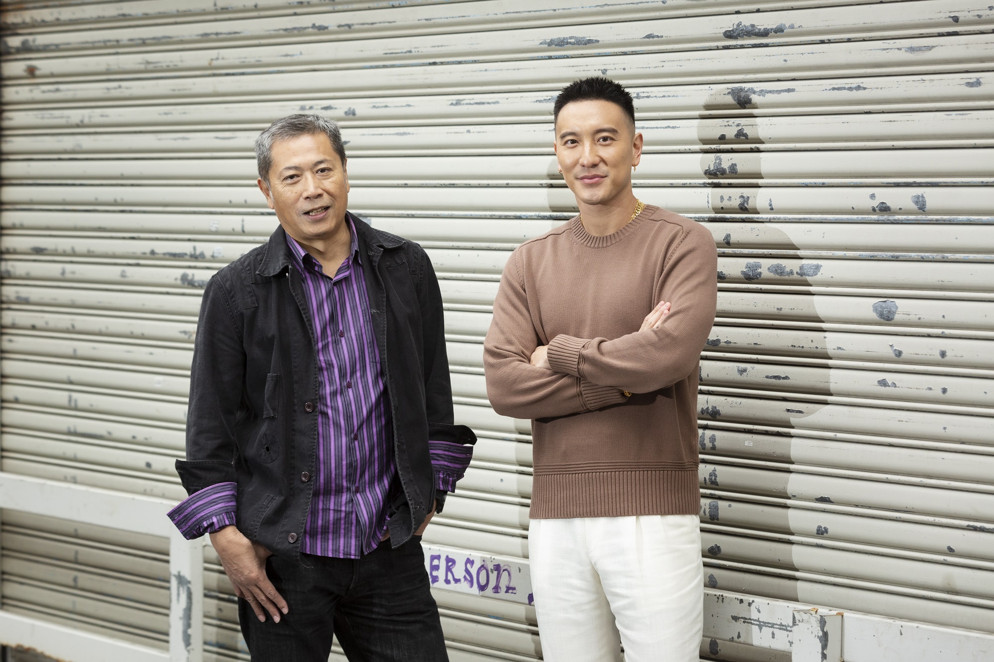 王陽明(右)與李景白(左)因合作《沈睡的水下巨人》建立信任和深厚情誼。