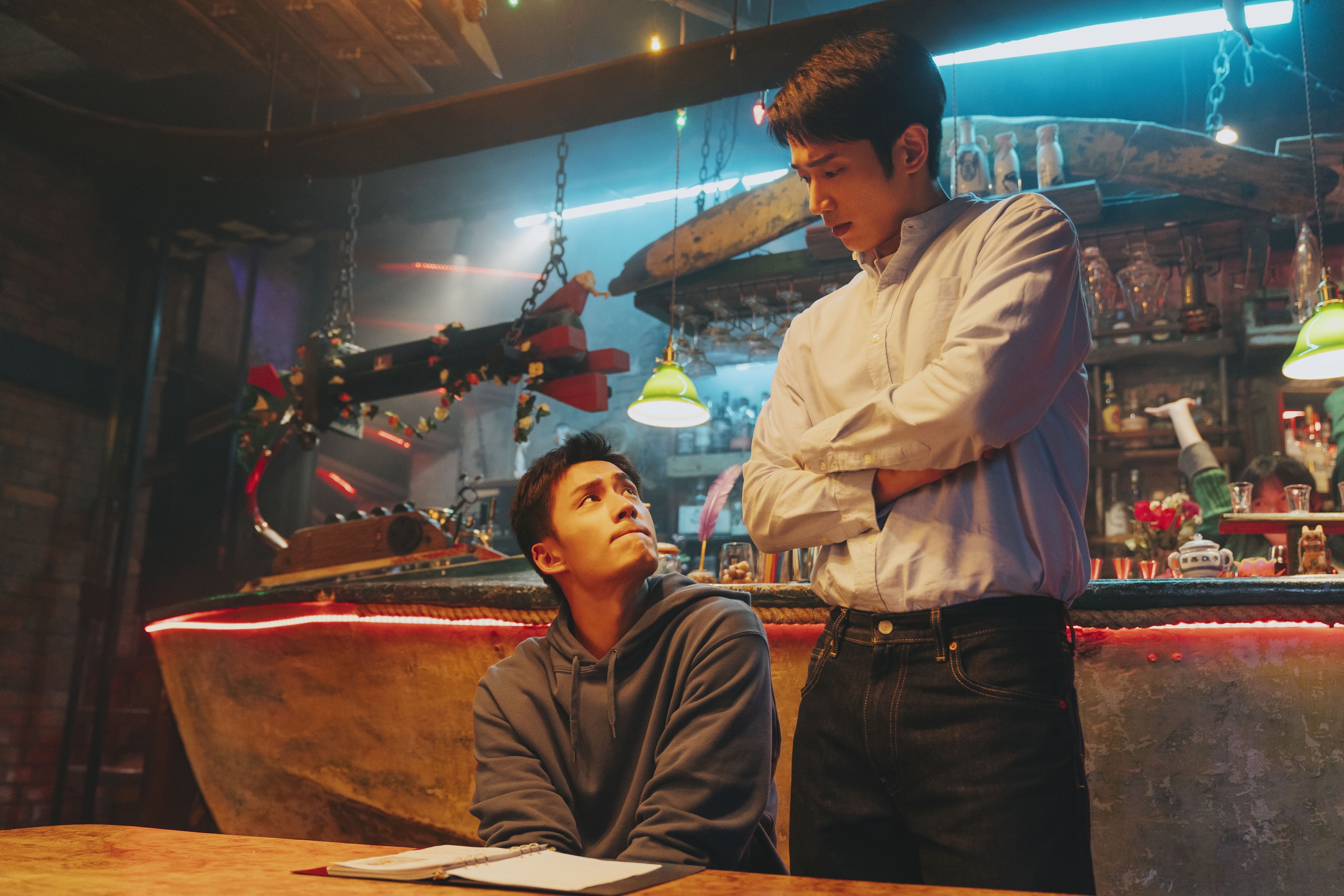 劉以豪與陳澤耀有柔術對手戲。（愛奇藝國際版、壹壹影業提供）