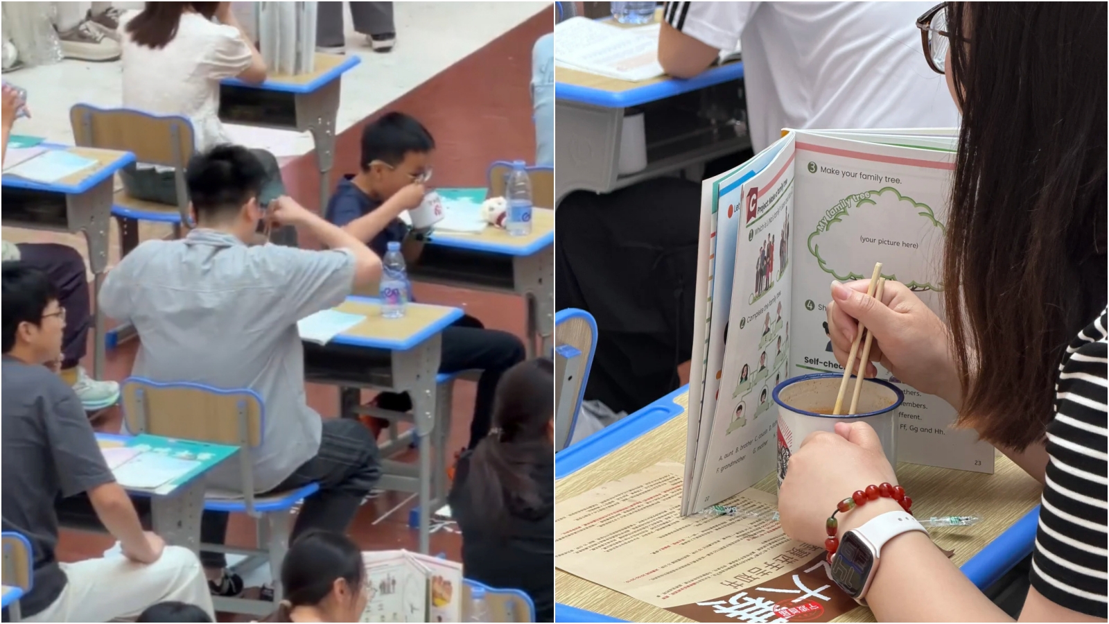 中國舉辦競賽比誰比較會「偷吃」,吸引超過2千人參賽。(翻攝微博)