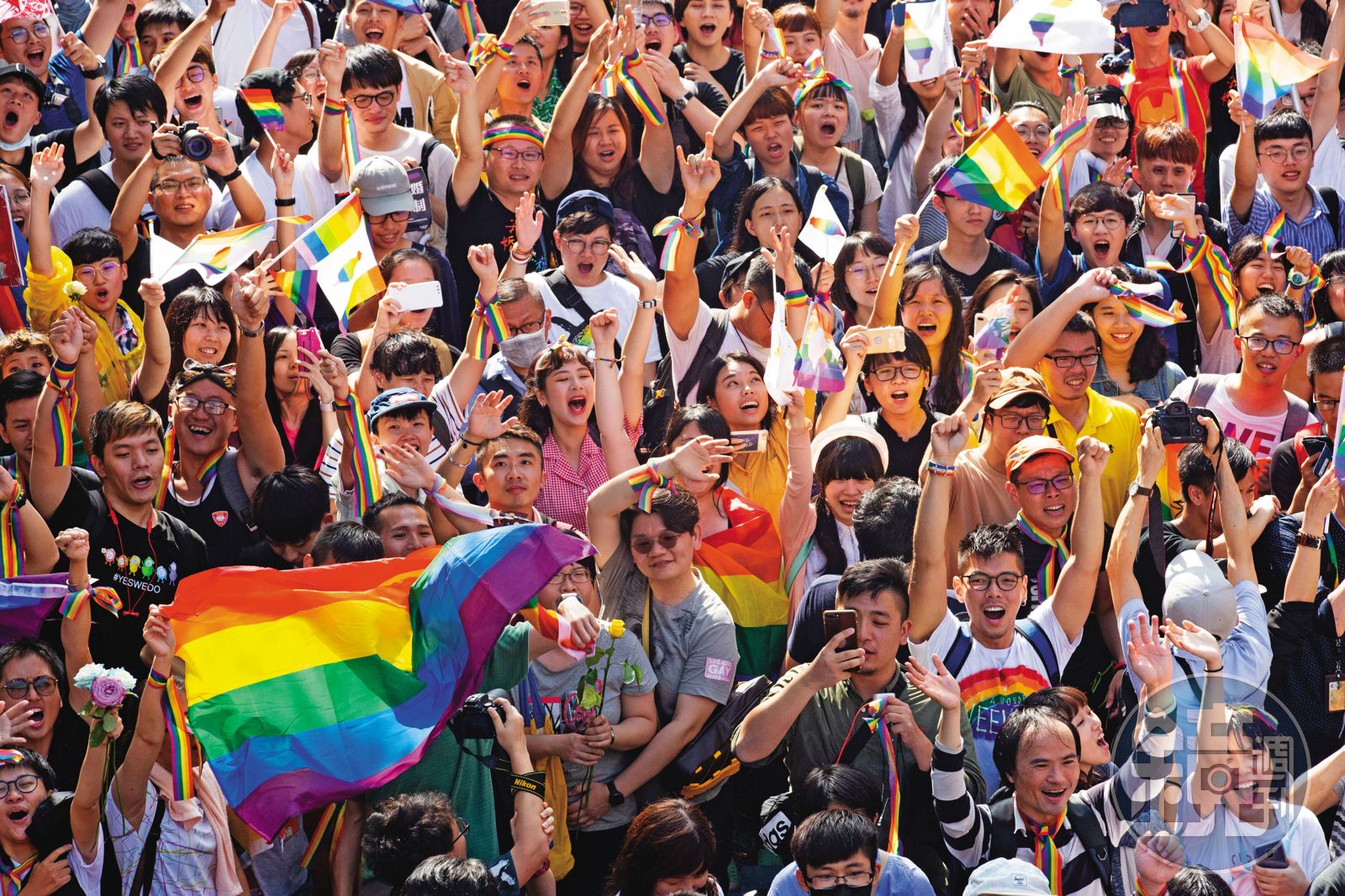 落實婚姻平權是台灣近年被世界看見的重大事件之一。（圖／鏡週刊提供）