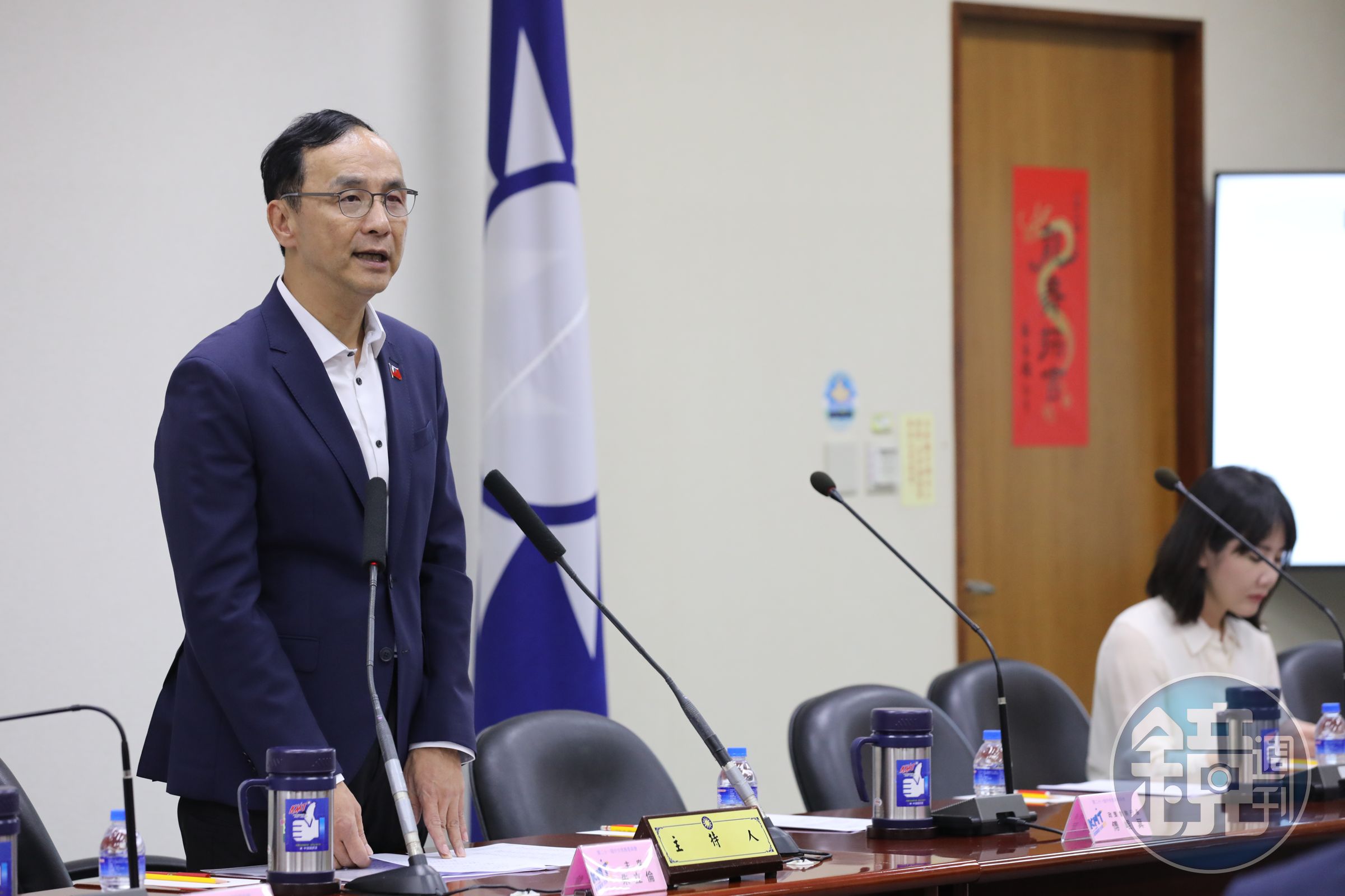 朱立倫今在中常會上表示死刑「有條件合憲」等同廢死，批大法官是「憲政的哥吉拉」。（本刊資料照）