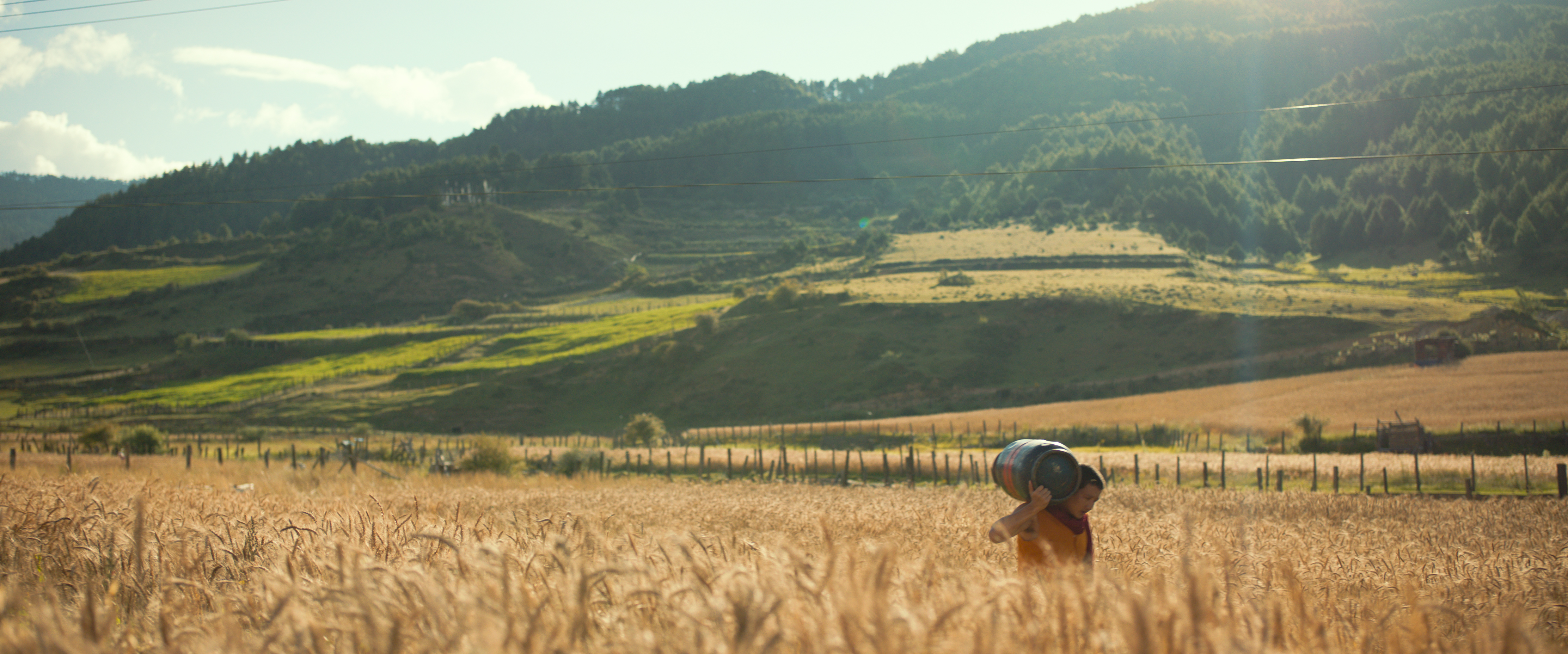 《不丹沒有槍》入選本屆奧斯卡最佳國際影片15強。（海鵬影業提供）