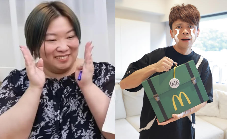 蔡阿嘎透露遲遲未收到麥當勞聯名動漫《獵人》的全套卡包，只因為公關寄錯地址。（翻攝蔡阿嘎YouTube、臉書粉專）