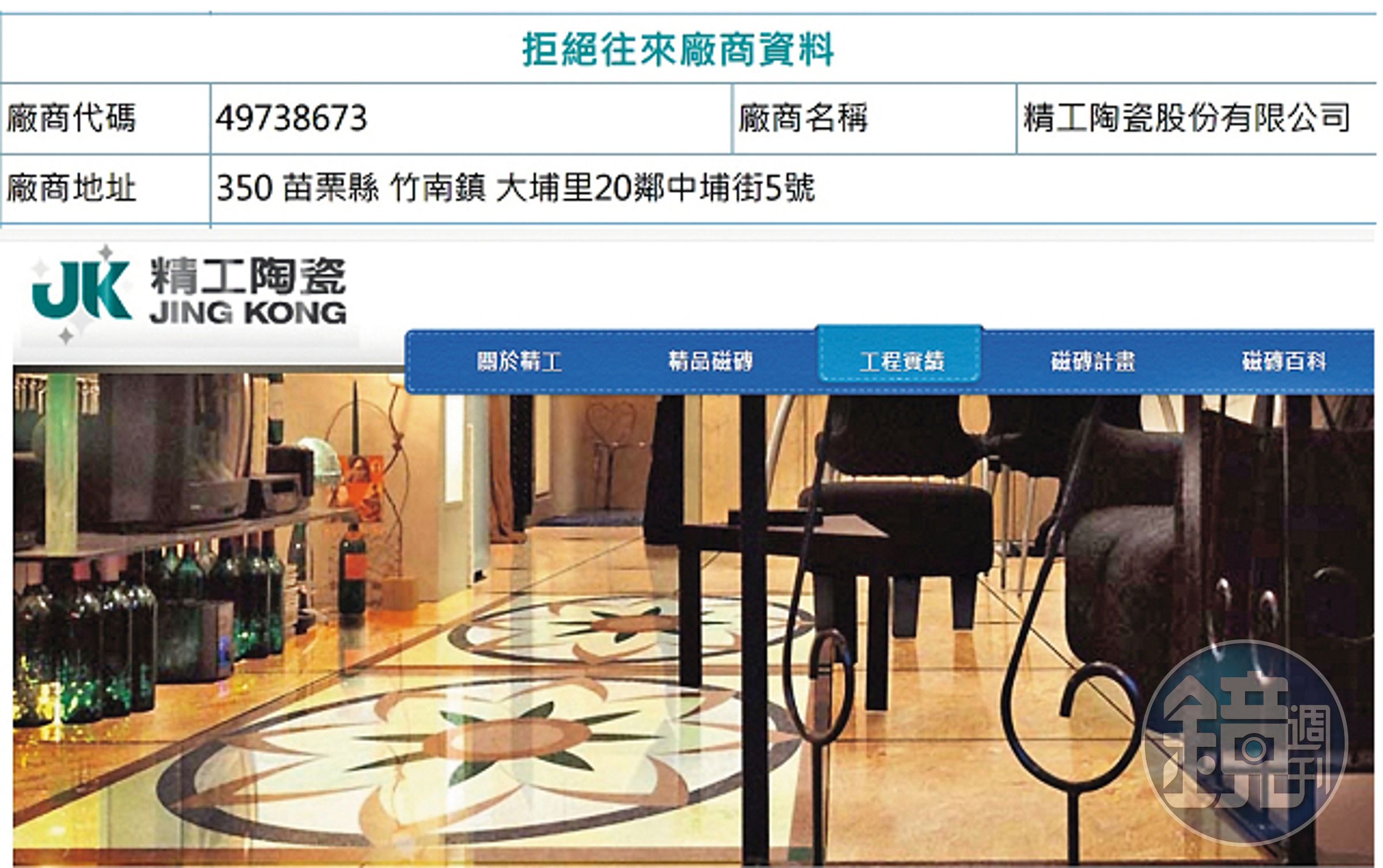 精工陶瓷早因非法替他人洗產地，已被公告停權。
