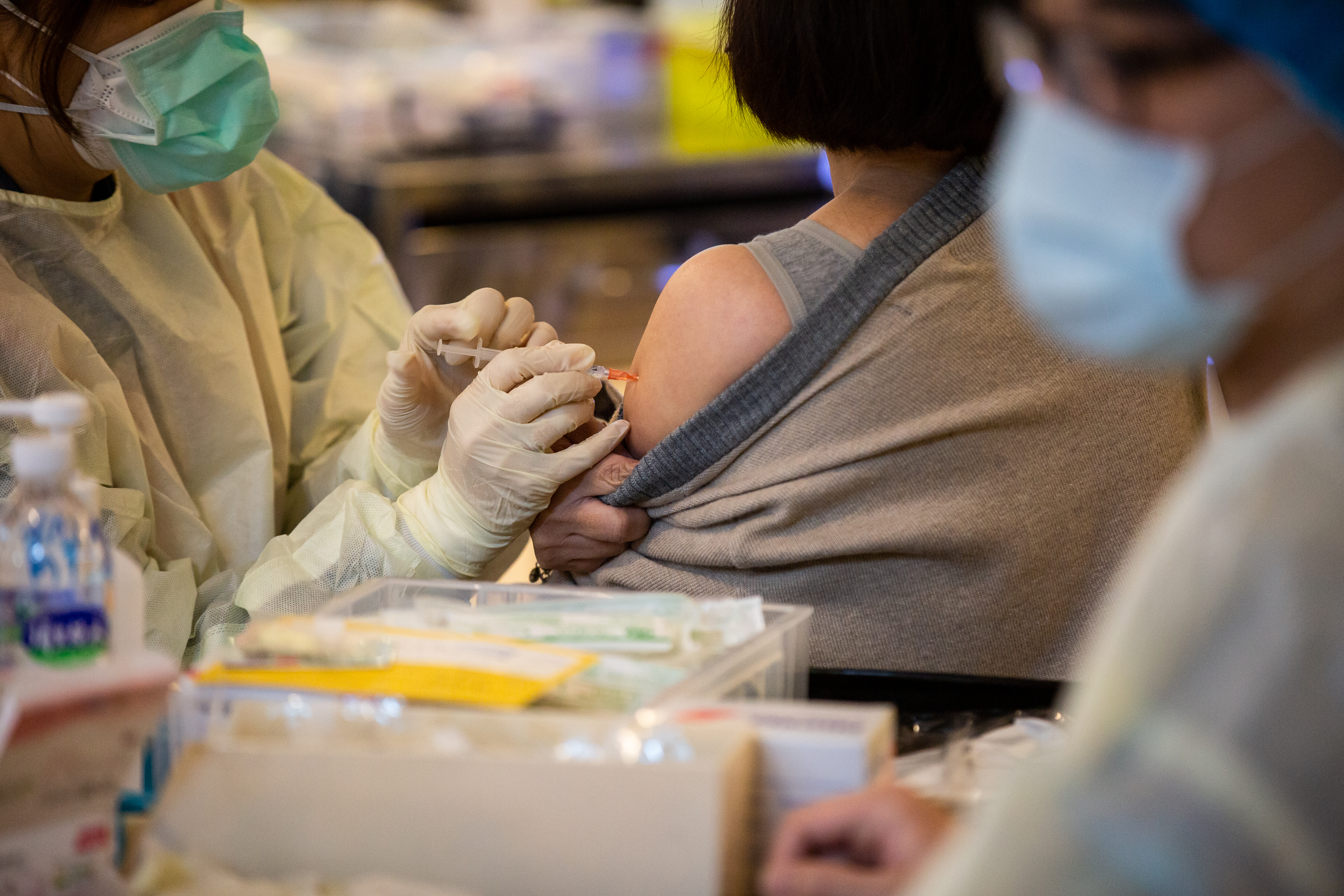 北市獲配1萬1,160劑公費流感疫苗，將自2月20日起在聯合醫院各院區開打。（示意圖，本刊資料照）