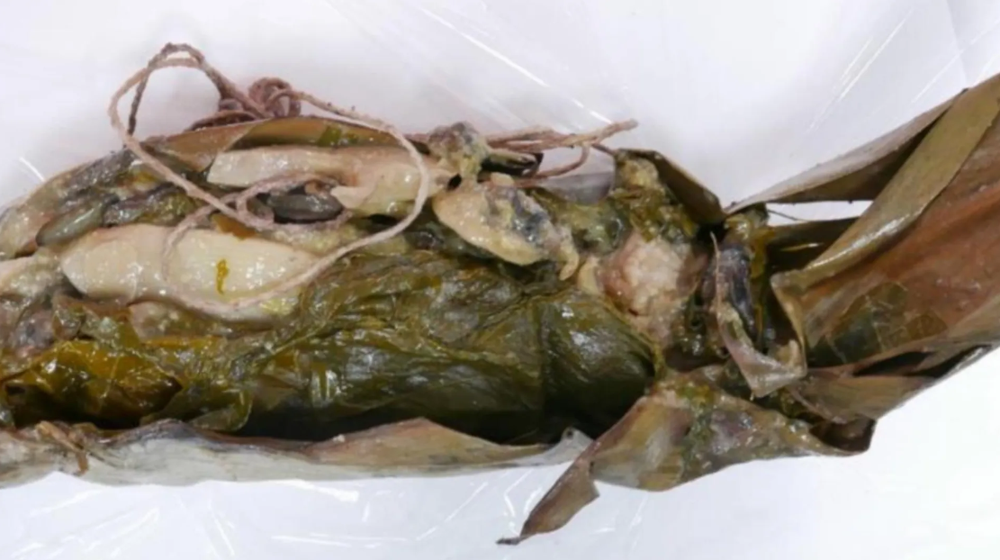 台東蝸牛小米粽釀成3死案，衛福部在食餘檢體中驗出劇毒農藥托福松。（食藥署提供）