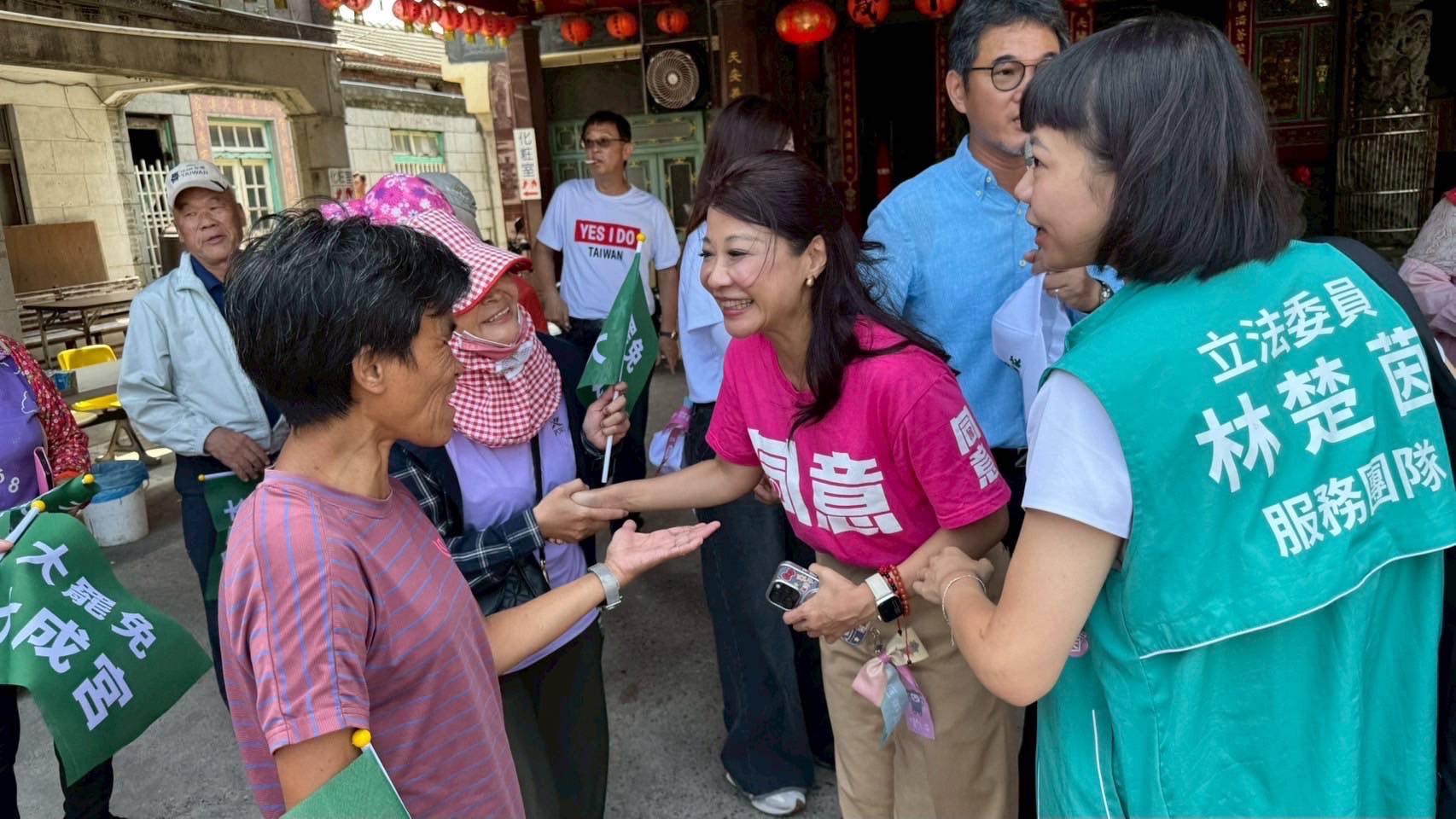 林楚茵號召民眾726站出來，罷免不適任立委。（林楚茵辦公室提供）