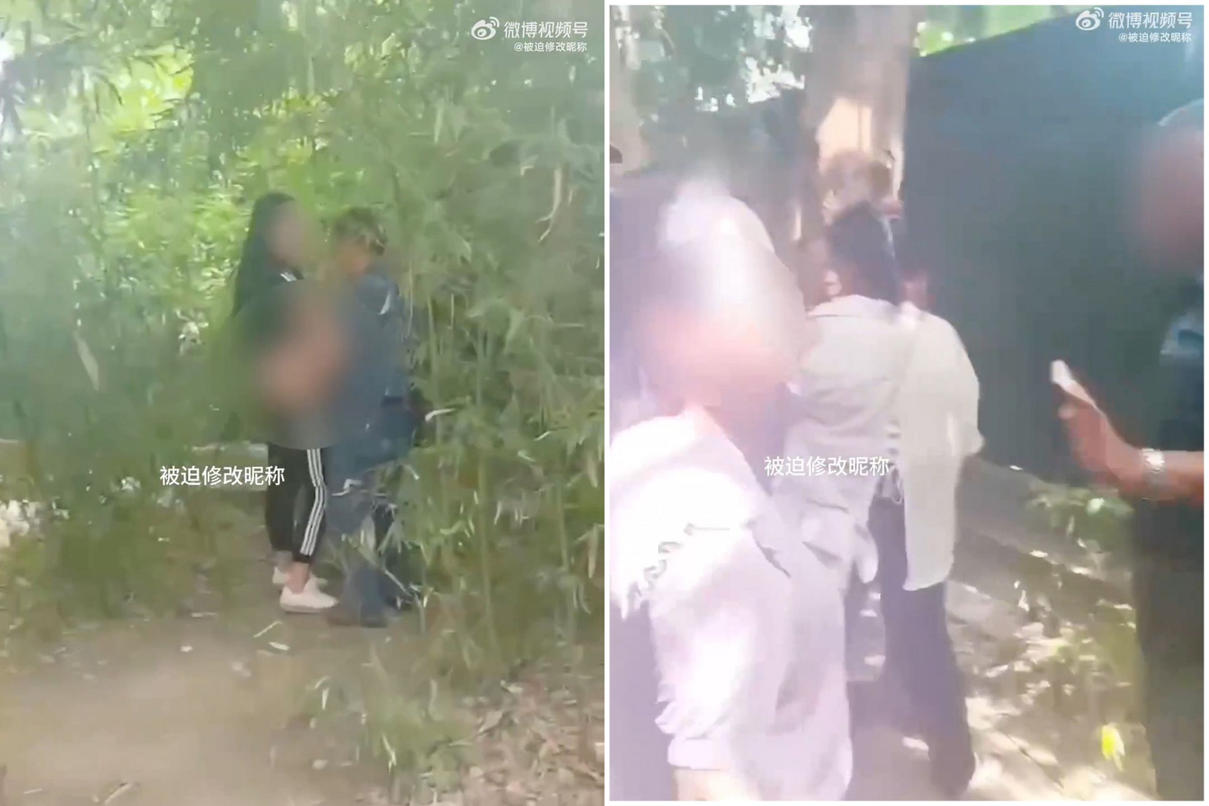 臨老入花叢！中國老人「多P野戰基地」被曝光。（翻自微博）