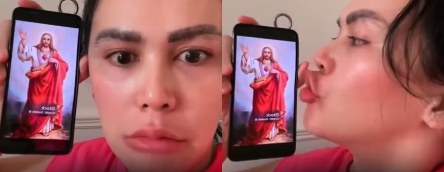 印尼網紅塔麗莎因涉嫌「褻瀆宗教」被判刑2年10個月。（翻攝自臉書Lovin Malta）