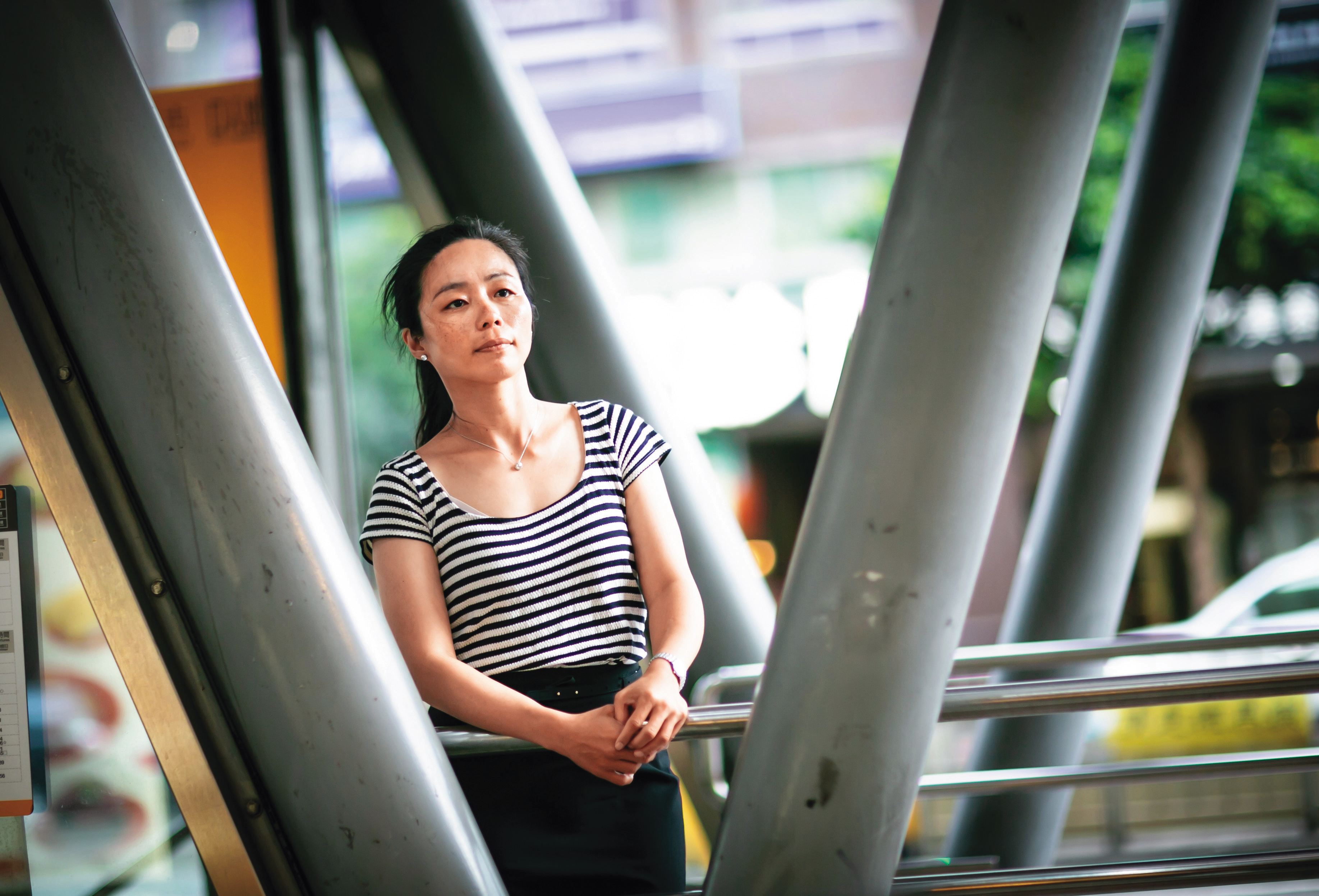 李君妮（圖）說，到自救會求助後，被律師林永頌的溫暖感動，如今她也是積極的志工。