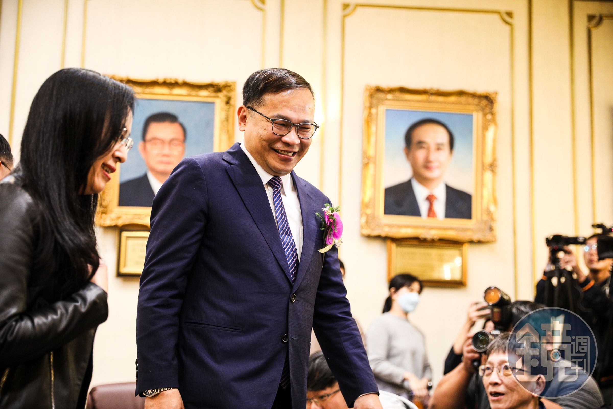王義川日前在政論節目大肆嘲諷台中市長盧秀燕勘災時的妝容,失言風波引發綠營內鬨。(本刊資料照)
