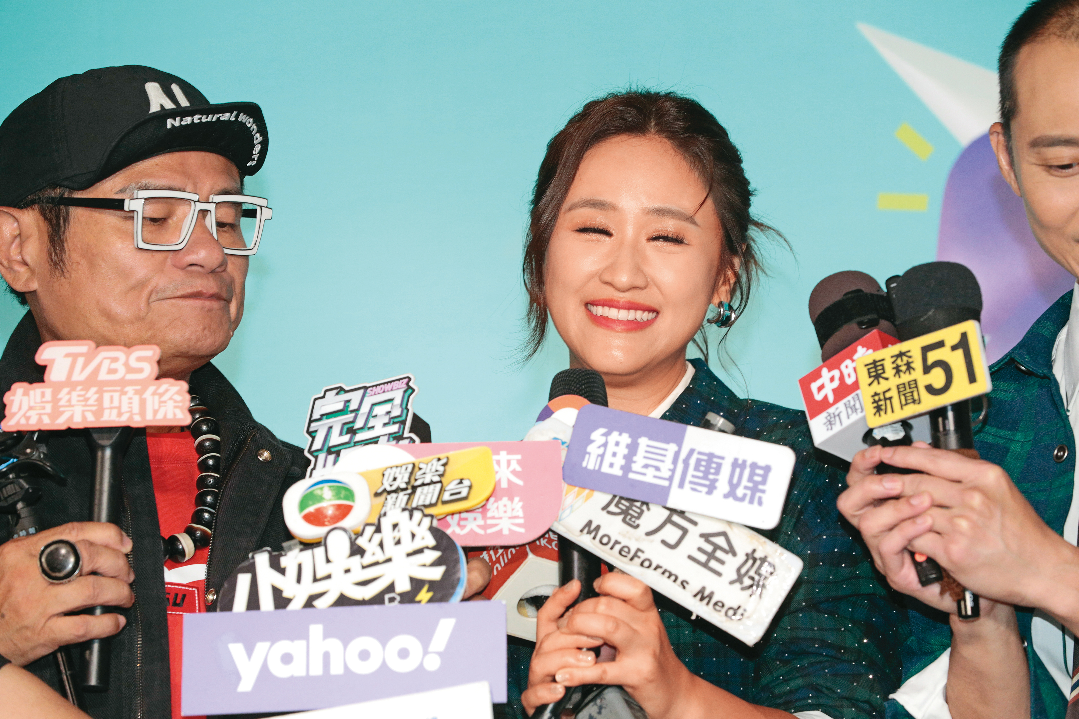 吳姍儒接下多個節目，無奈今年金鐘零入圍，只好露出尷尬又不失禮貌的微笑。