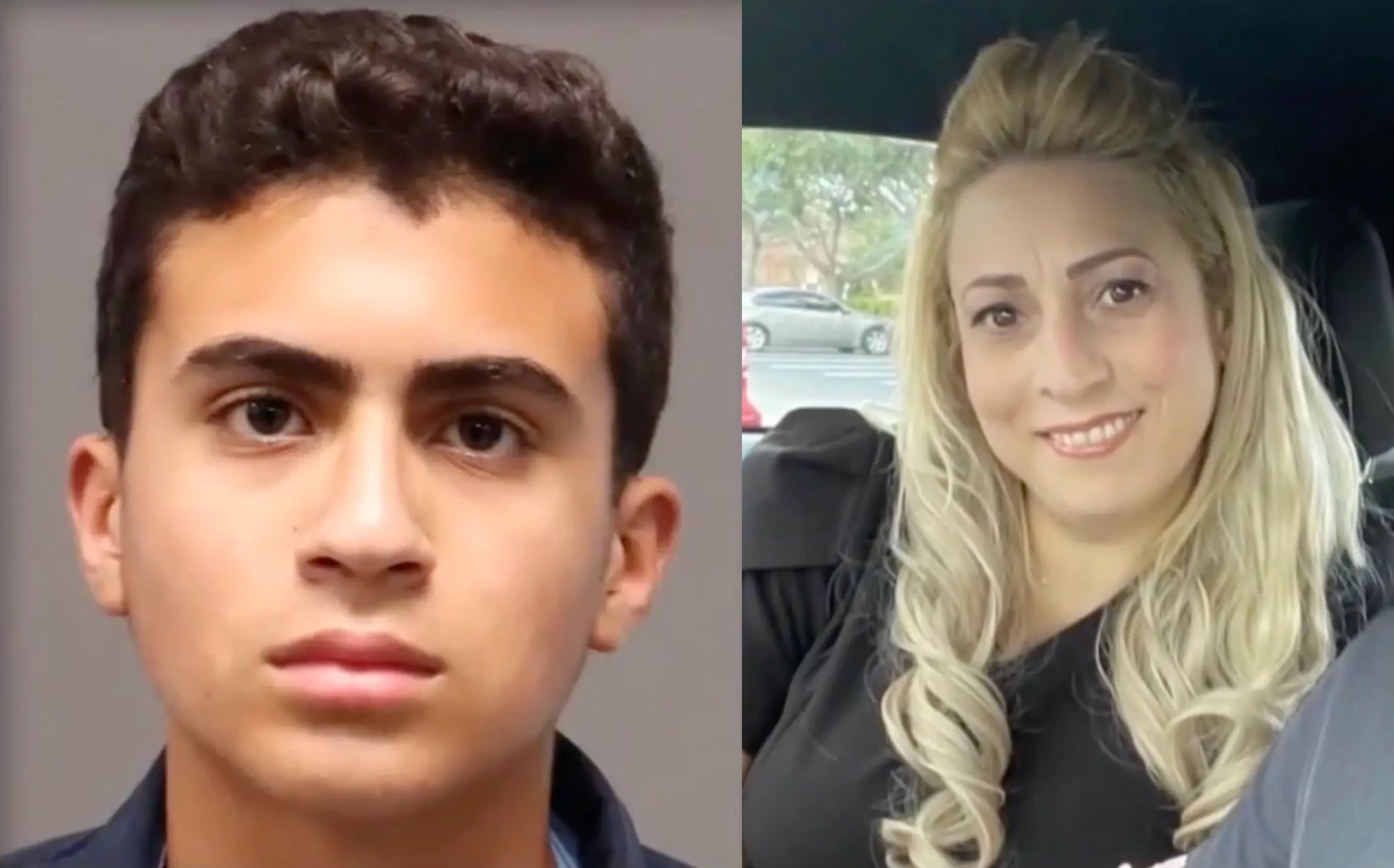 美國佛州13歲少年德瑞克(圖左)疑因爭寵，竟趁母親陪出生不久的妹妹睡覺時，持刀殺害母親。（翻攝X@iSeeRacist-horz）