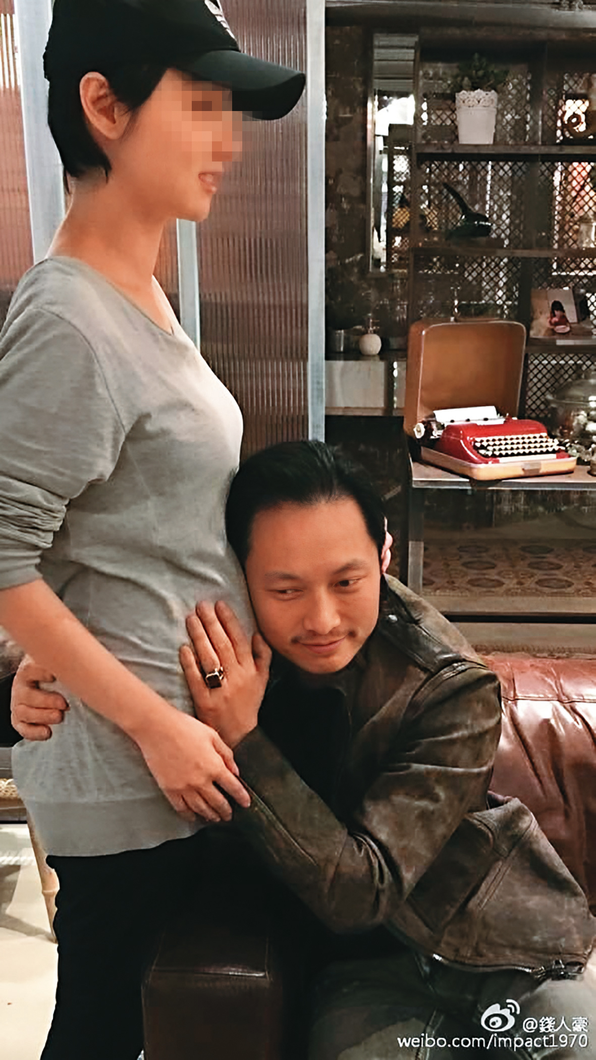 錢人豪(右)之前有過一段婚姻,原本是和平離異,但後來跟前妻(左)鬧翻並在網路上公開細節。(翻攝自錢人豪臉書)