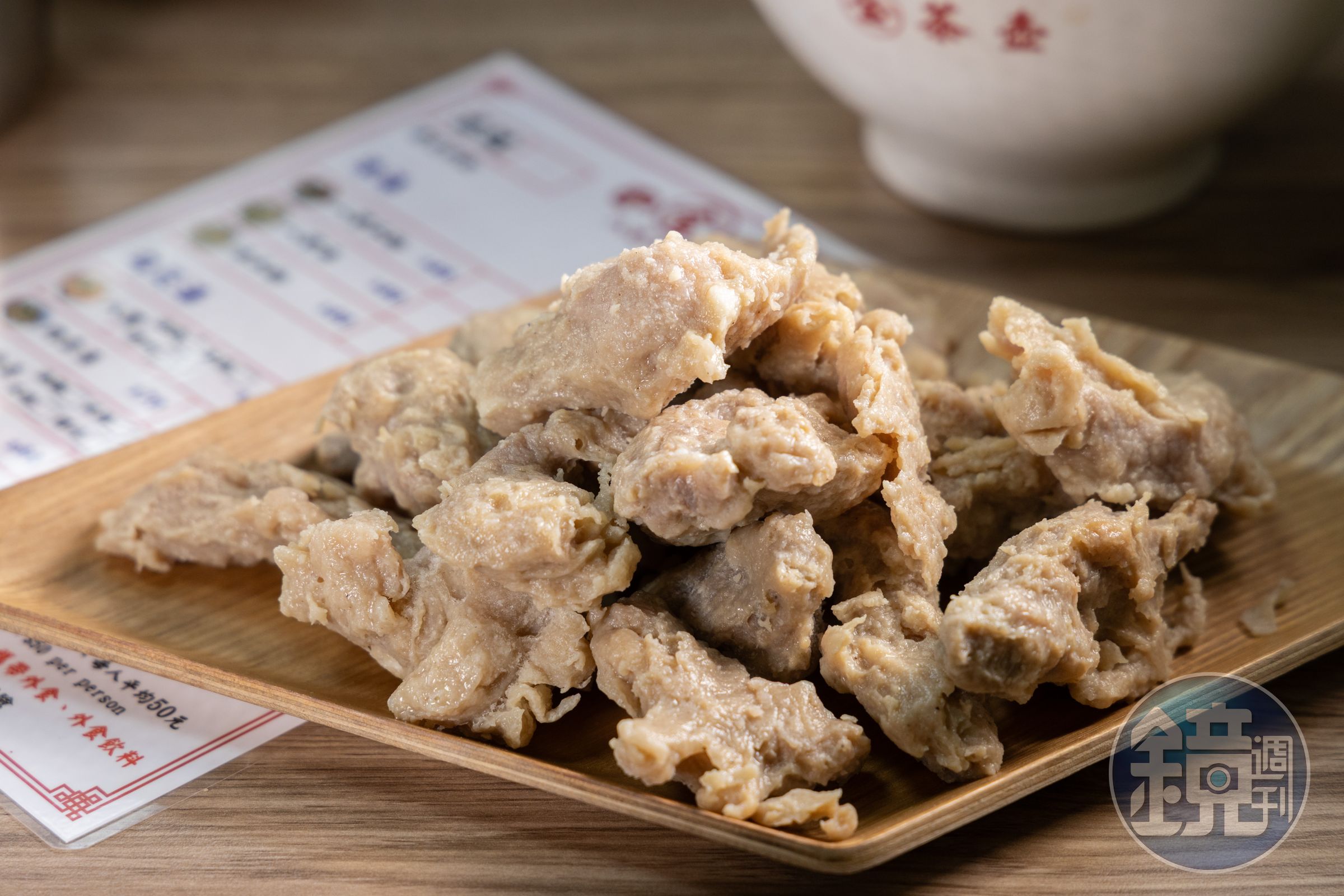 金茶壺也提供生的「肉羹」讓客人外帶回家煮。（280元／斤）