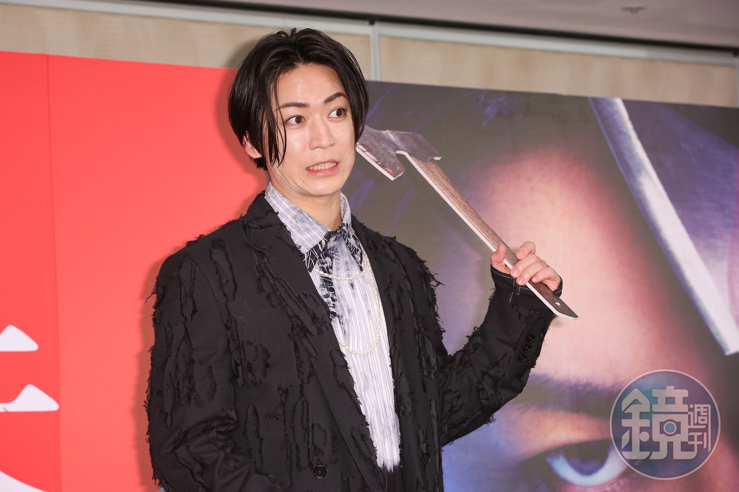 日星龜梨和也宣傳電影《怪物樵夫》,久違再來台灣心情很好。