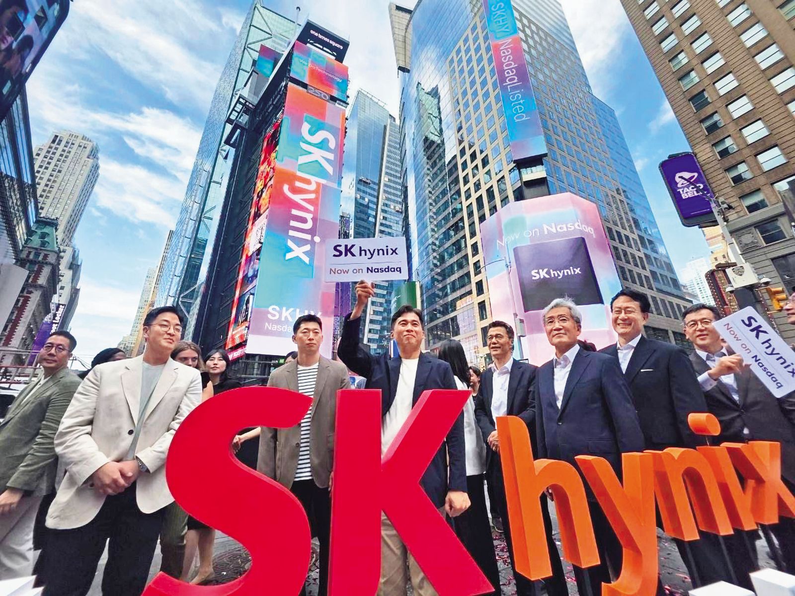 韓國5月底開放2大權值股海力士（圖）和三星的槓桿ETF，資金大舉搶進。（翻攝LinkedIn@SK hynix）