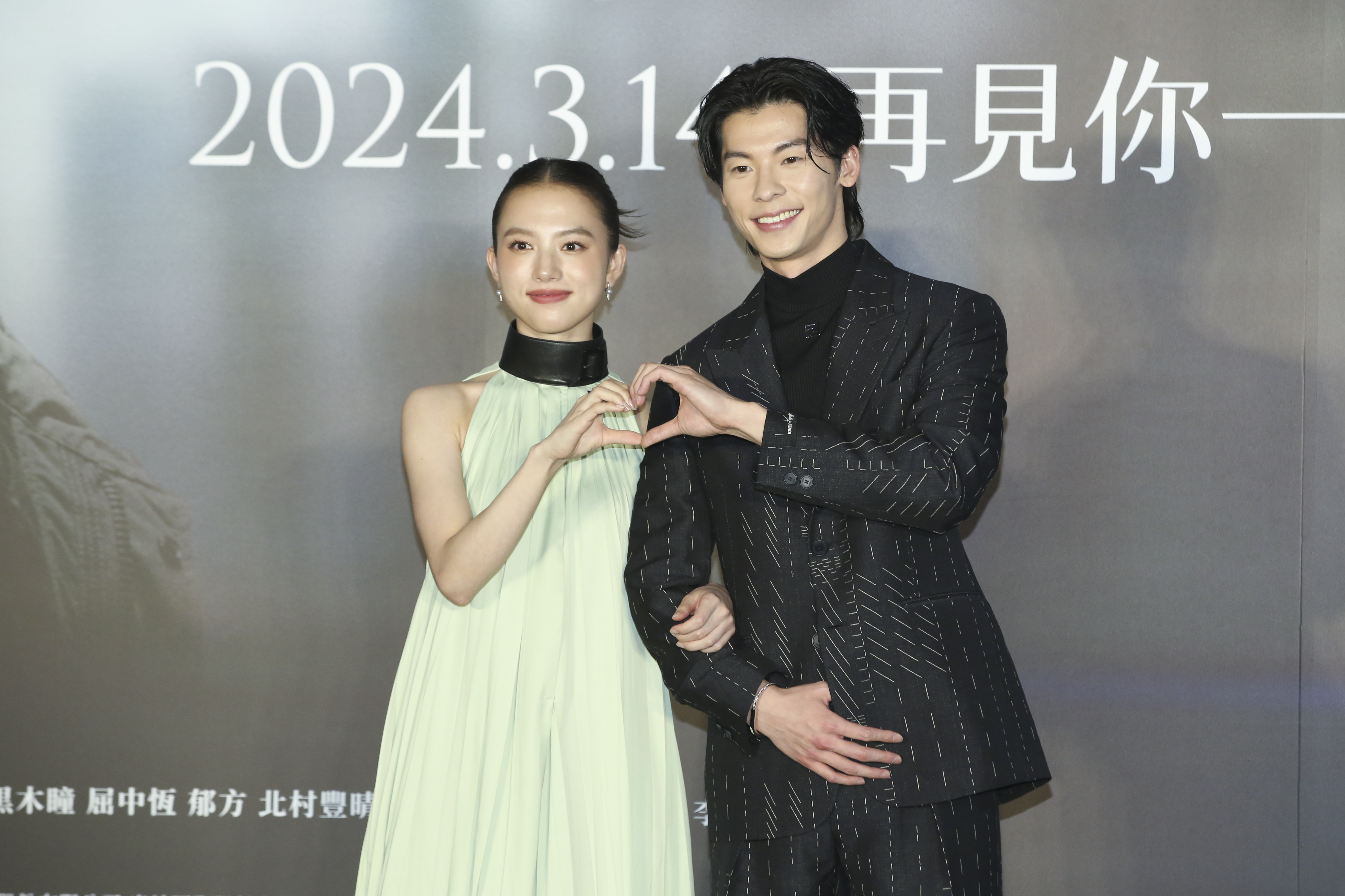 許光漢與特地來台宣傳的清原果耶組成今年最養眼CP。