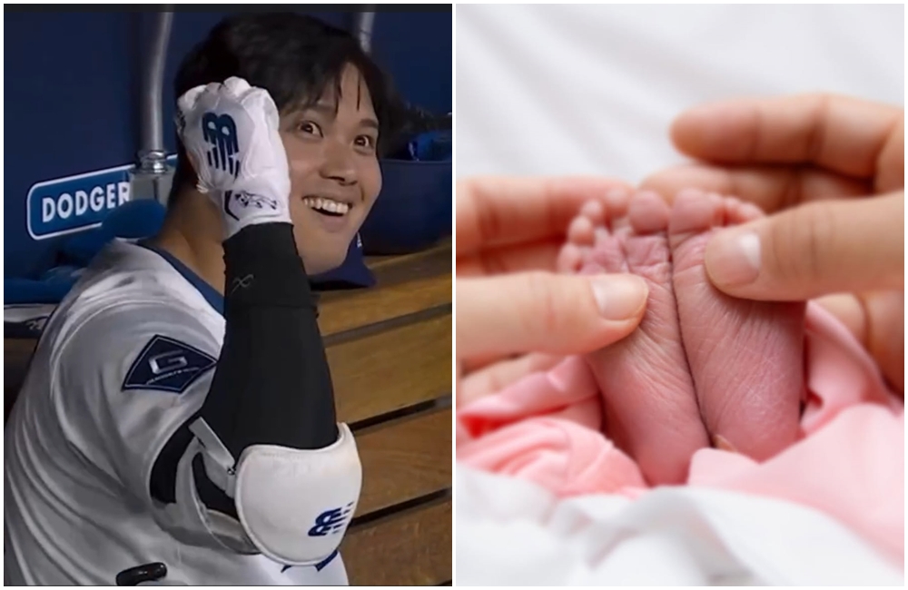 大谷翔平首度對外界談起剛出生的女兒，幸福洋溢。（翻攝自IG shoheiohtani、dodgers）