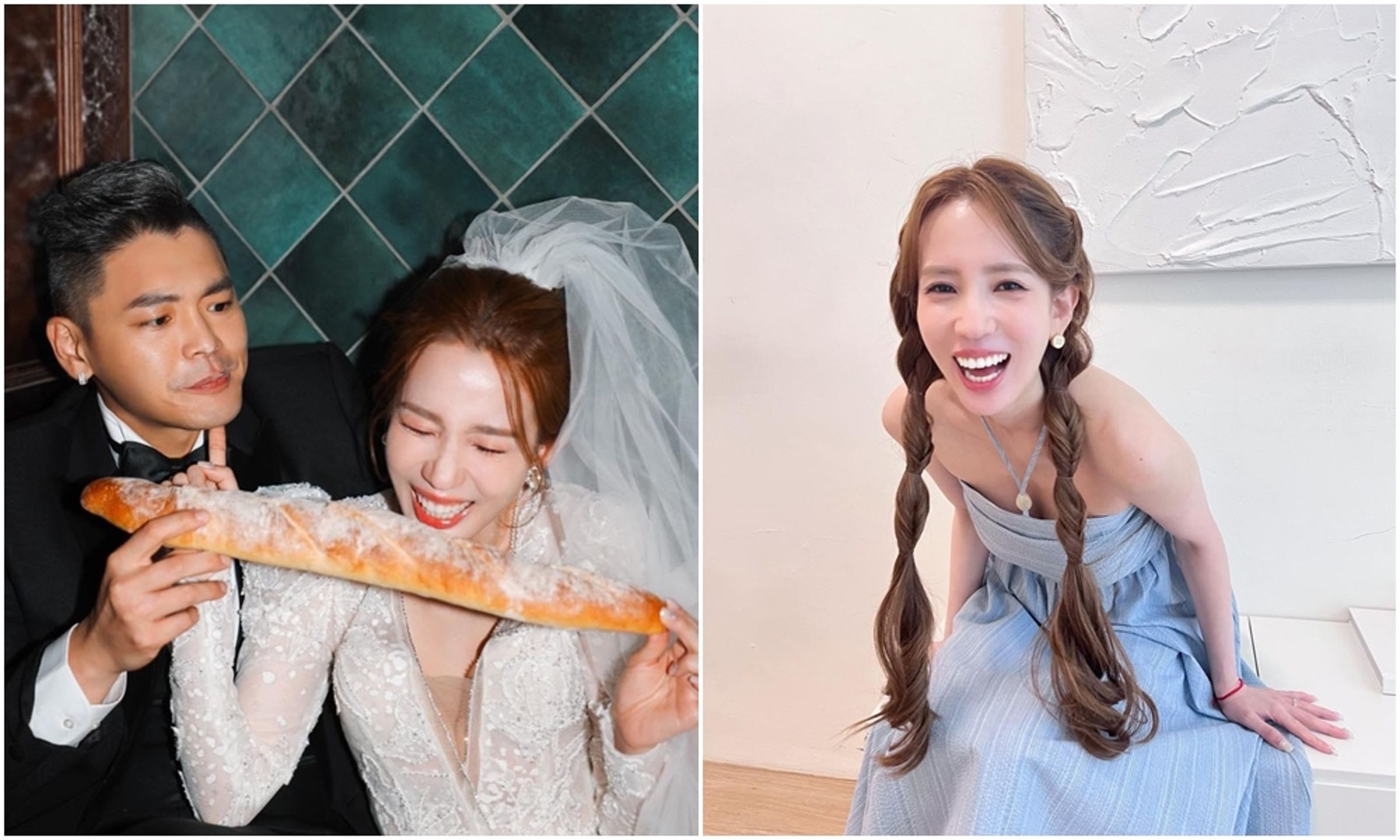愛雅結婚兩年,首度曝光老公正臉。(翻攝自愛雅臉書)