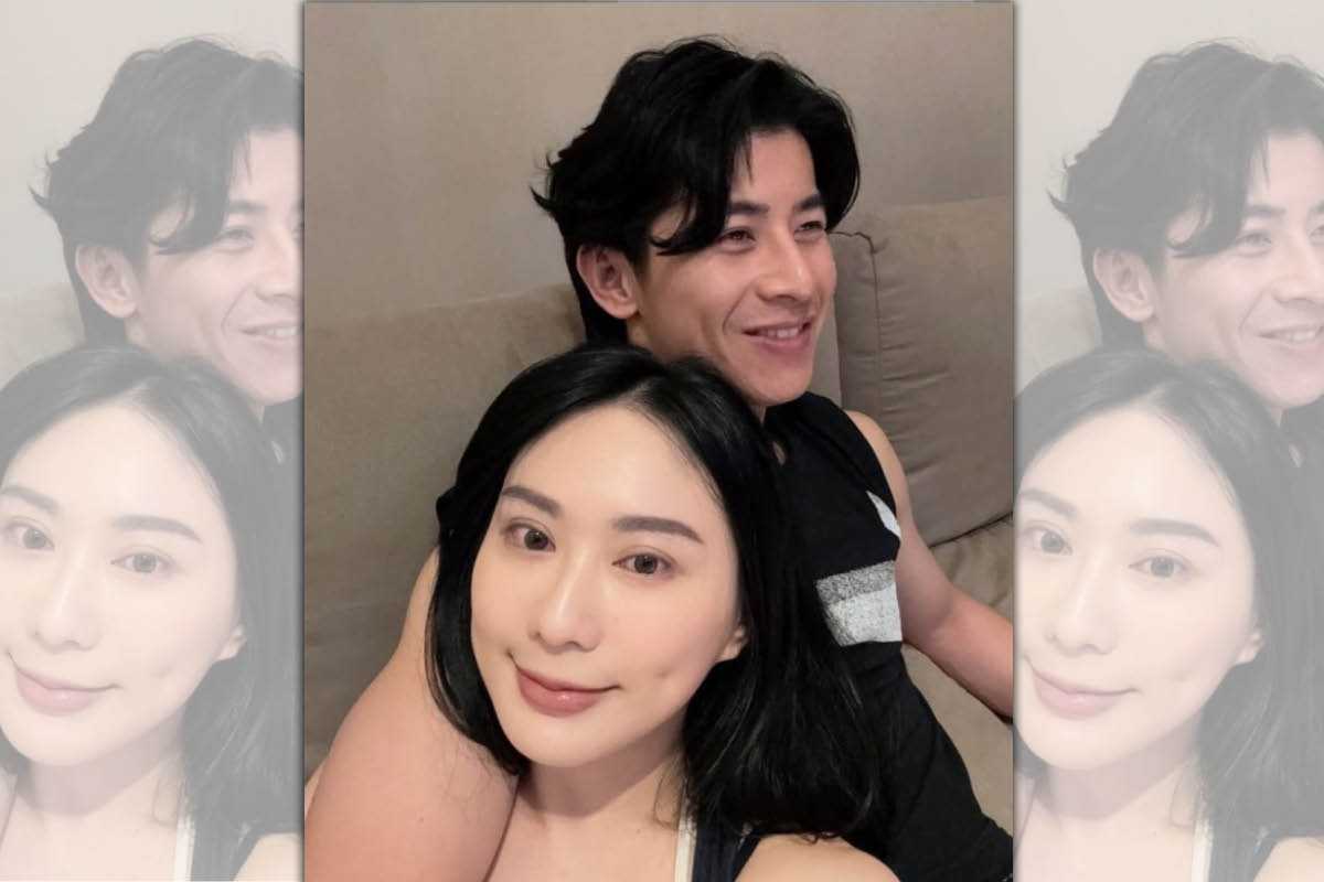 綺綺18日在IG發文，曬出與老公的甜蜜合影。（翻攝自綺綺IG）